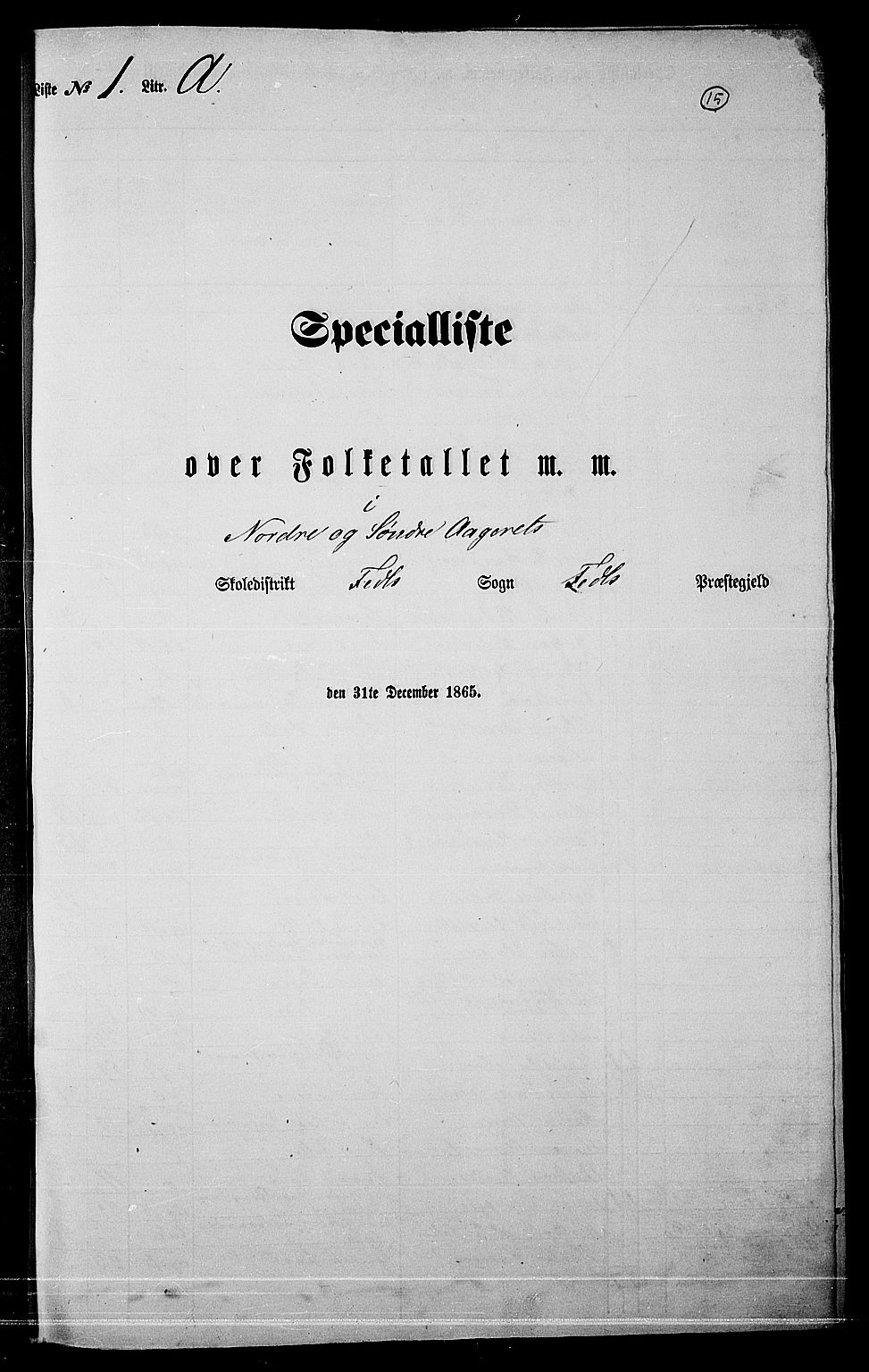 RA, Folketelling 1865 for 0227P Fet prestegjeld, 1865, s. 12