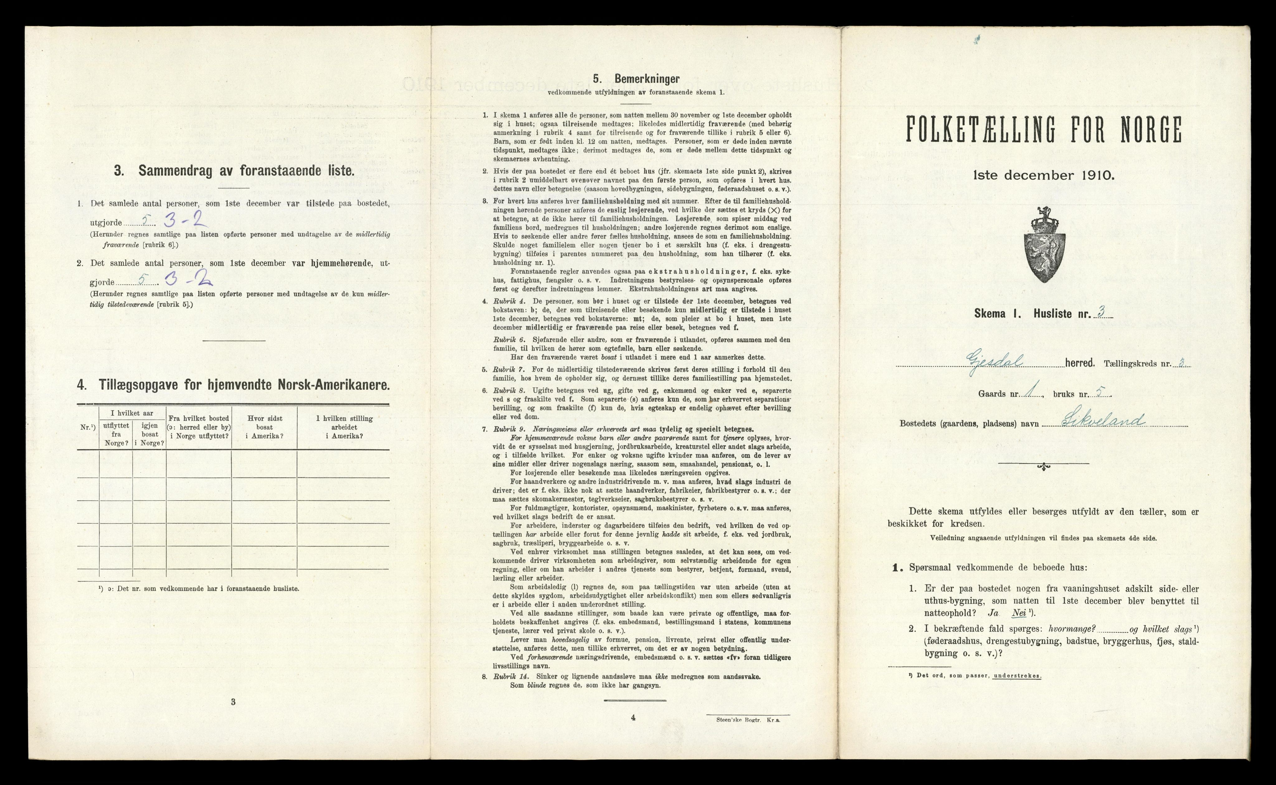 RA, Folketelling 1910 for 1122 Gjesdal herred, 1910, s. 320