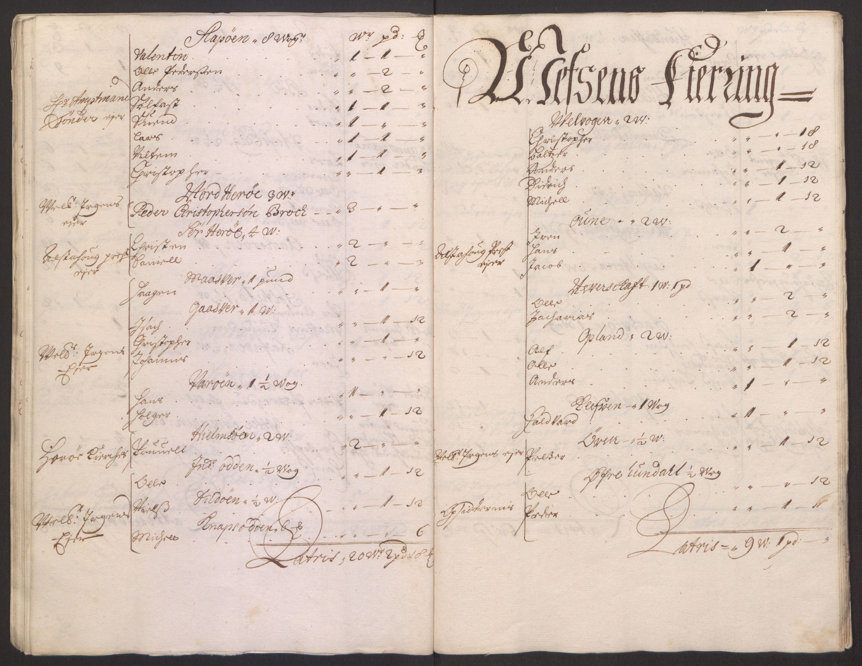 Rentekammeret inntil 1814, Reviderte regnskaper, Fogderegnskap, RA/EA-4092/R65/L4505: Fogderegnskap Helgeland, 1693-1696, s. 41