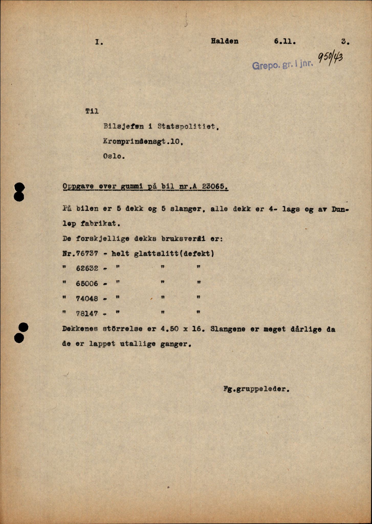 Forsvarets Overkommando. 2 kontor. Arkiv 11.4. Spredte tyske arkivsaker, AV/RA-RAFA-7031/D/Dar/Darc/L0006: BdSN, 1942-1945, s. 1192