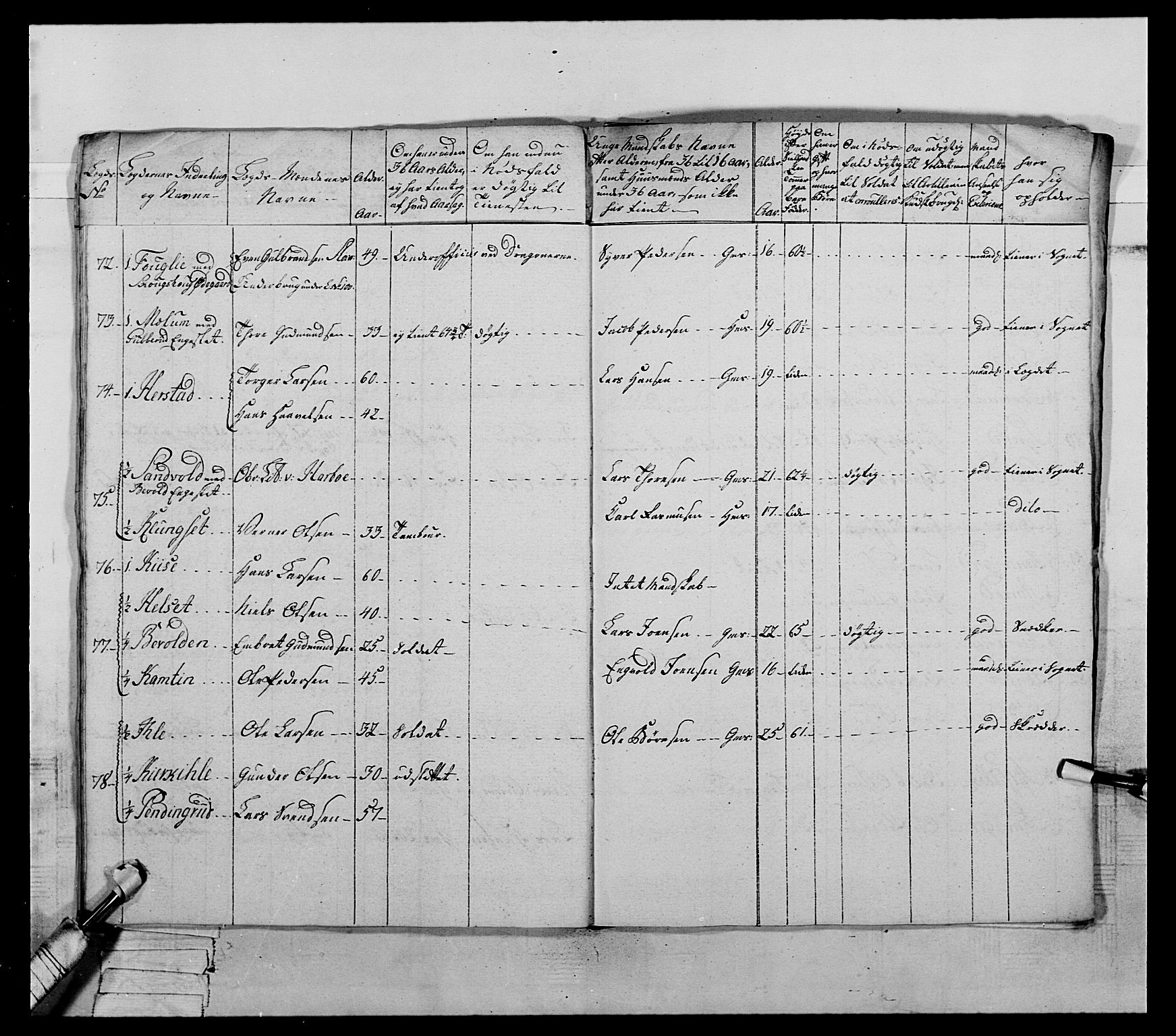 Generalitets- og kommissariatskollegiet, Det kongelige norske kommissariatskollegium, AV/RA-EA-5420/E/Eh/L0060: 1. Opplandske nasjonale infanteriregiment, 1786-1788, s. 541