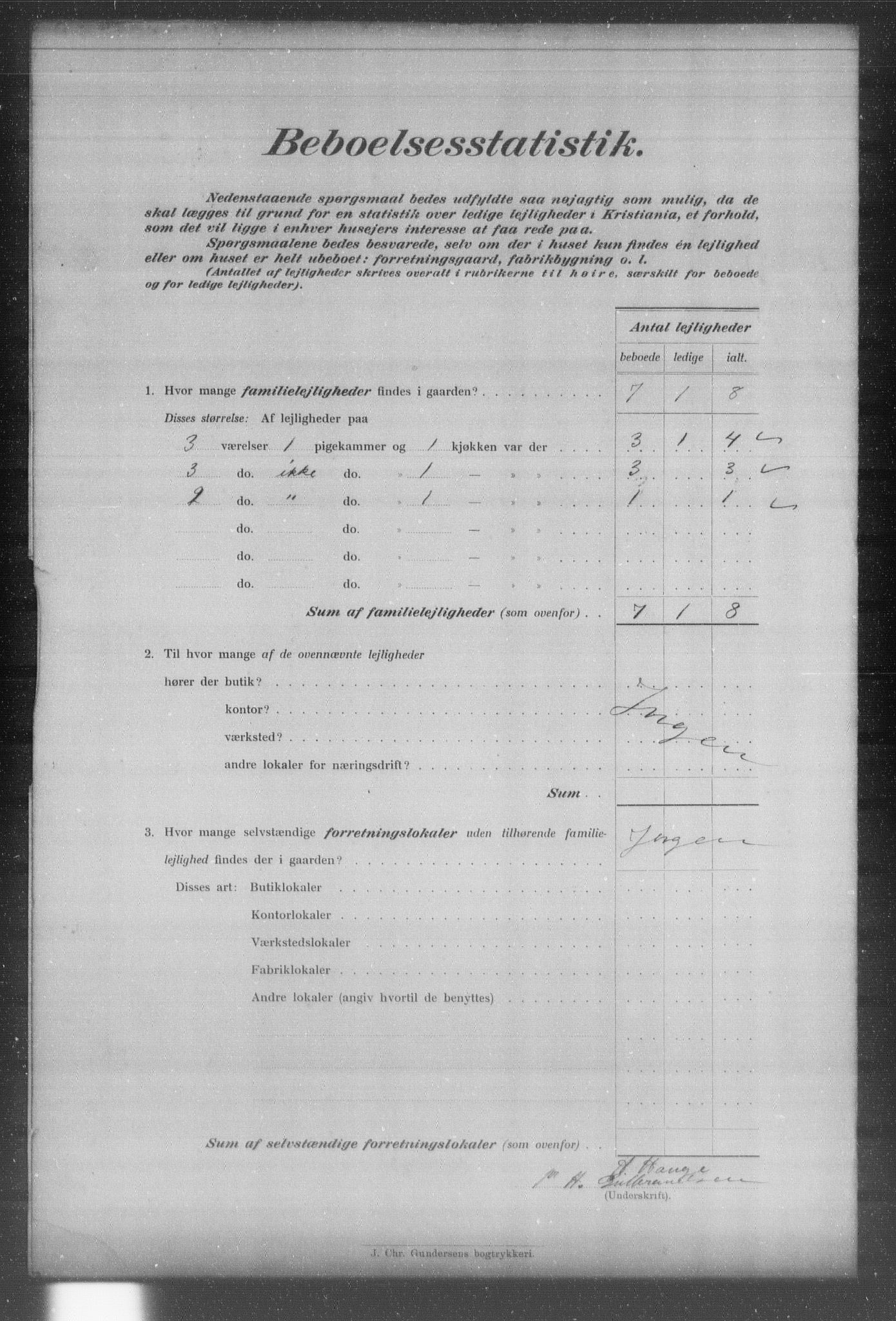 OBA, Kommunal folketelling 31.12.1903 for Kristiania kjøpstad, 1903, s. 23558