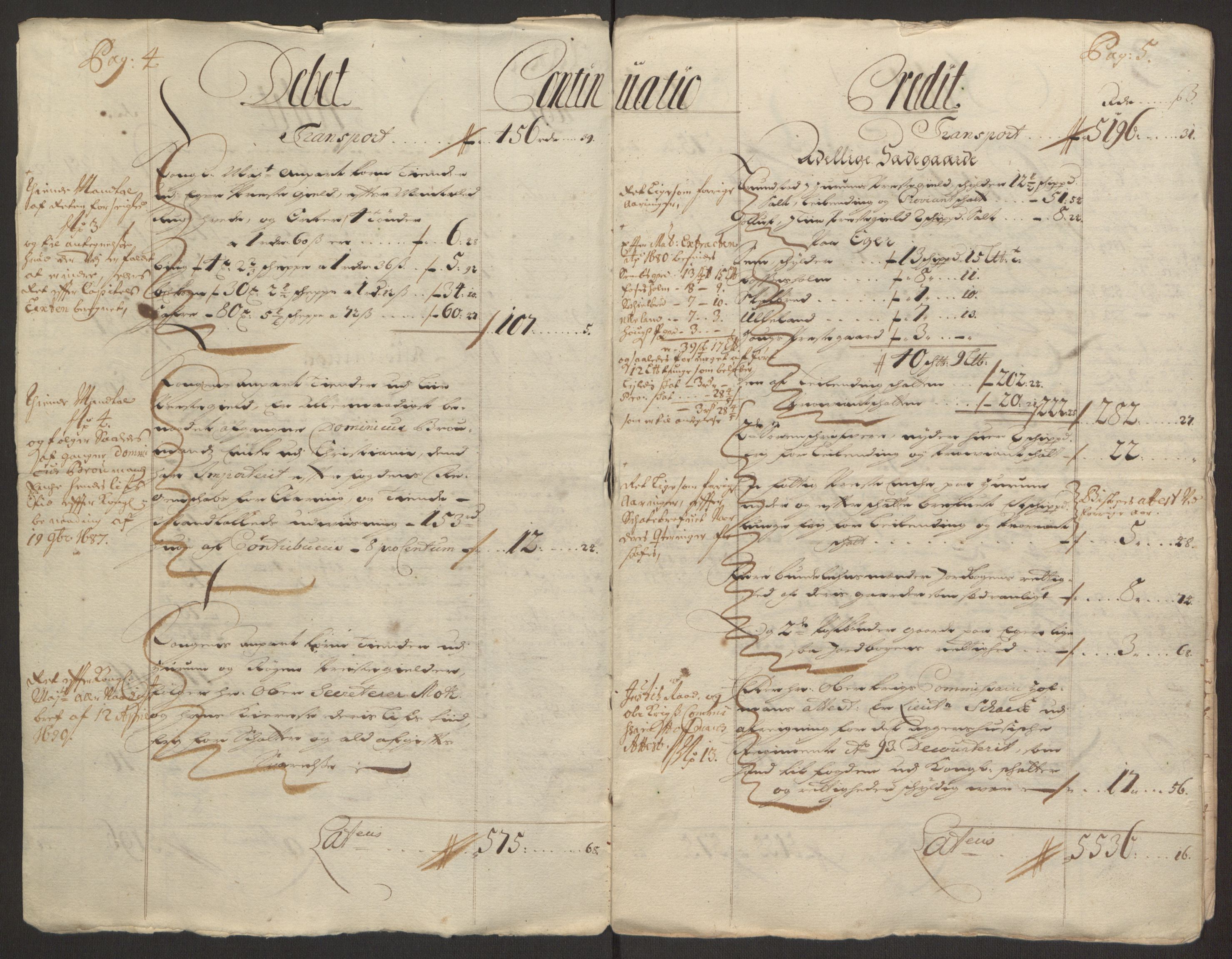 Rentekammeret inntil 1814, Reviderte regnskaper, Fogderegnskap, RA/EA-4092/R30/L1694: Fogderegnskap Hurum, Røyken, Eiker og Lier, 1694-1696, s. 5