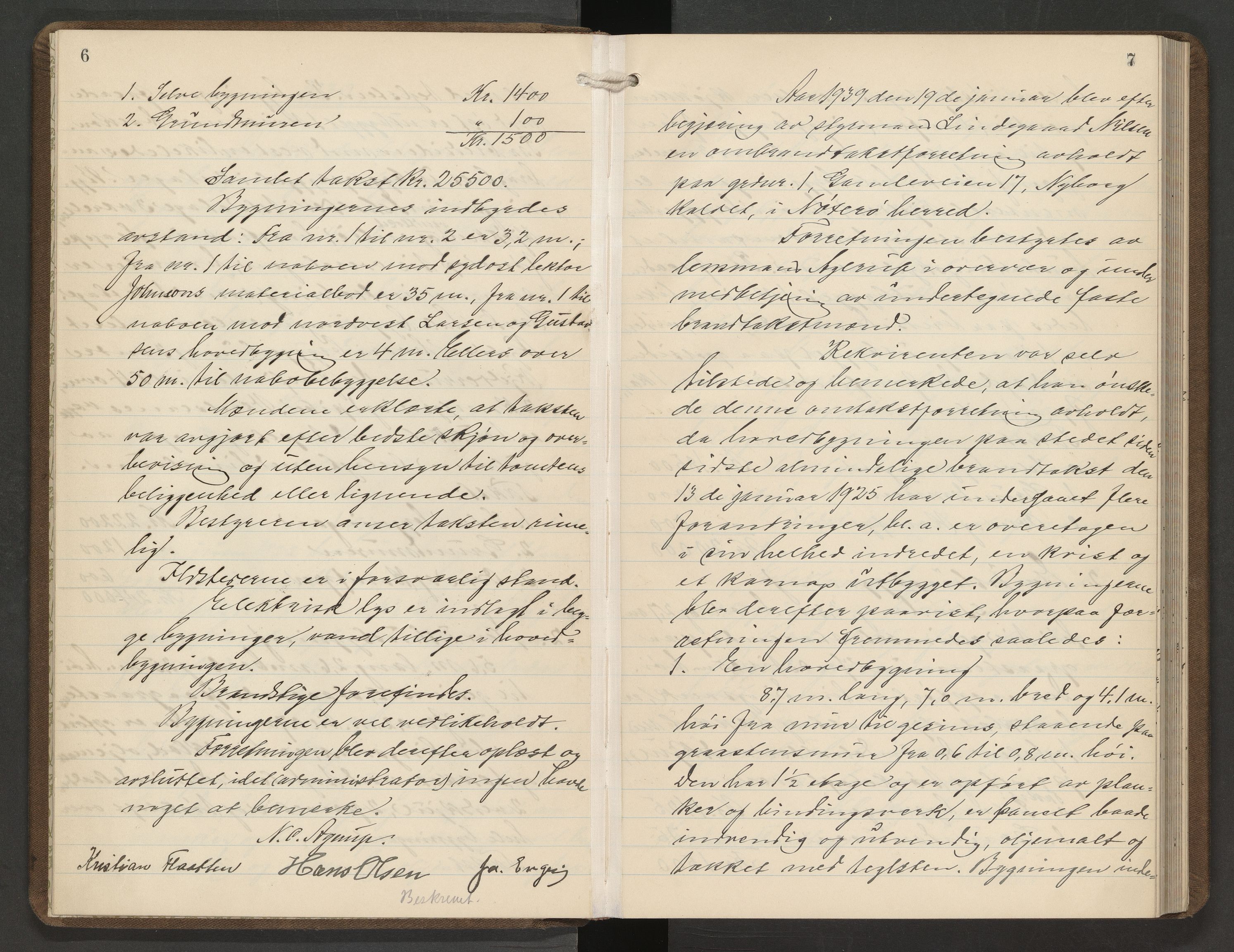 Nøtterøy lensmannskontor, AV/SAKO-A-540/Y/Yg/Yga/L0016: Branntakstprotokoll, 1938-1940, s. 6-7
