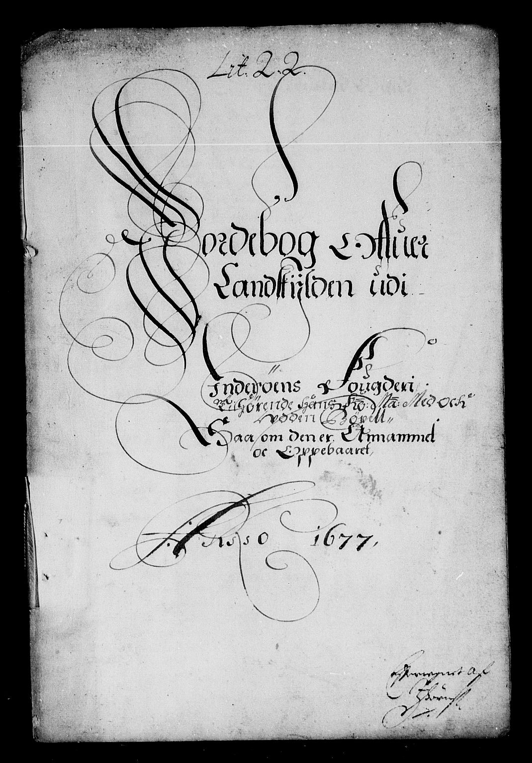 Rentekammeret inntil 1814, Reviderte regnskaper, Stiftamtstueregnskaper, Trondheim stiftamt og Nordland amt, AV/RA-EA-6044/R/Re/L0047: Trondheim stiftamt og Nordland amt, 1677