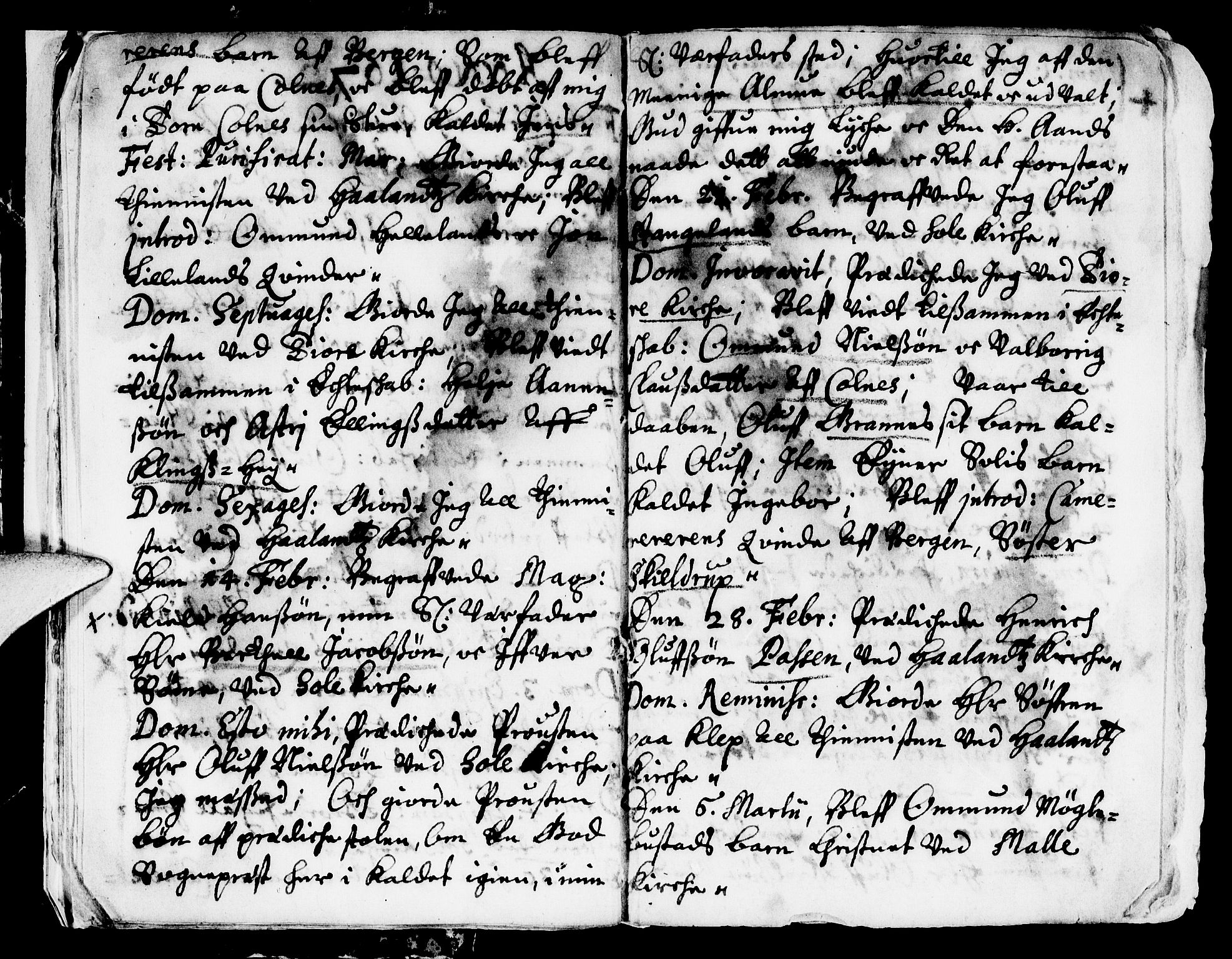 Håland sokneprestkontor, AV/SAST-A-101802/001/30BA/L0001: Ministerialbok nr. A 1, 1671-1722