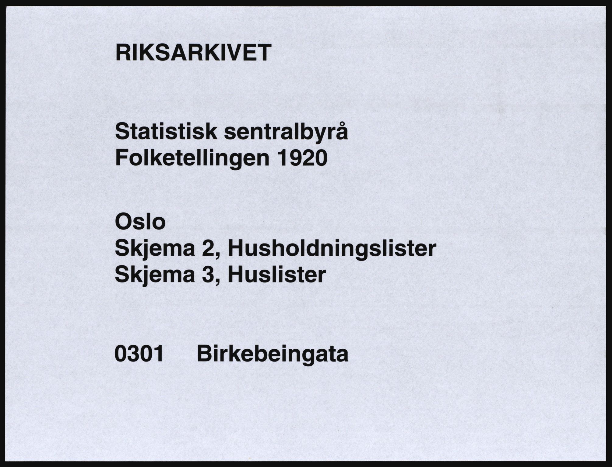 SAO, Folketelling 1920 for 0301 Kristiania kjøpstad, 1920, s. 5186