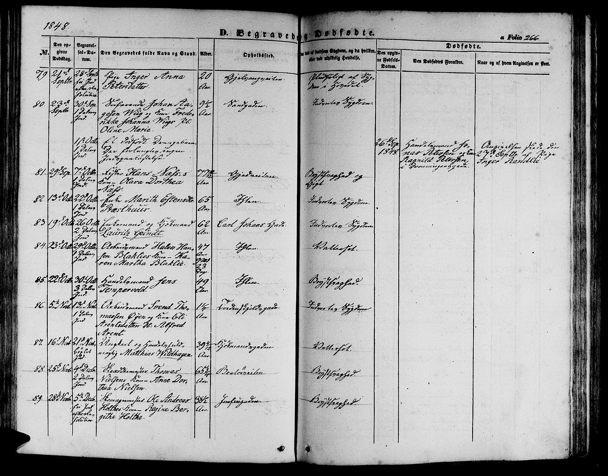 Ministerialprotokoller, klokkerbøker og fødselsregistre - Sør-Trøndelag, SAT/A-1456/602/L0137: Klokkerbok nr. 602C05, 1846-1856, s. 266