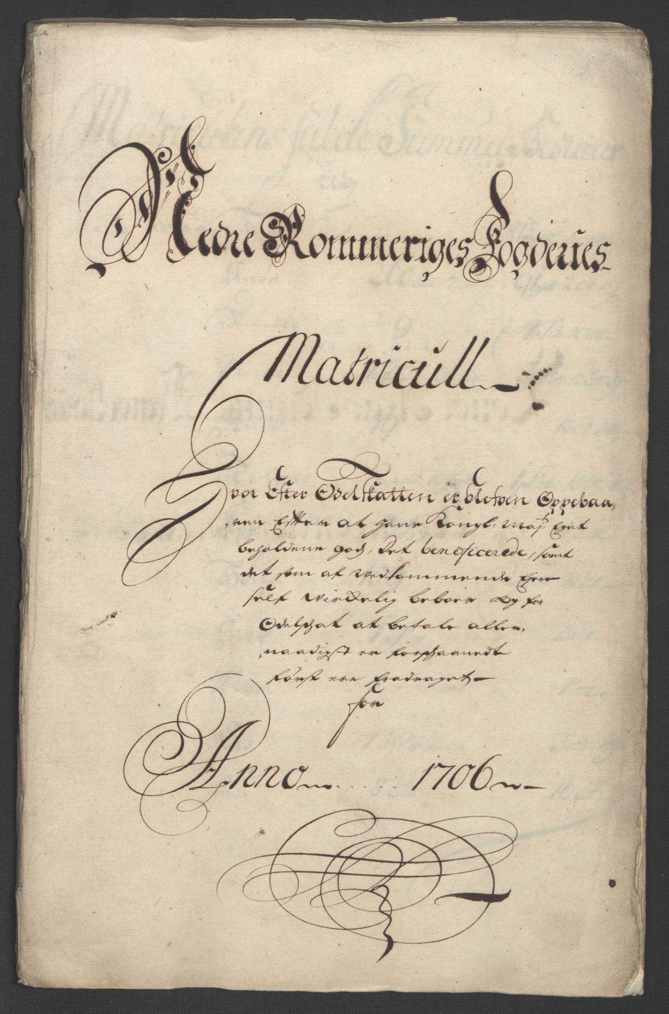 Rentekammeret inntil 1814, Reviderte regnskaper, Fogderegnskap, AV/RA-EA-4092/R11/L0590: Fogderegnskap Nedre Romerike, 1706-1707, s. 92