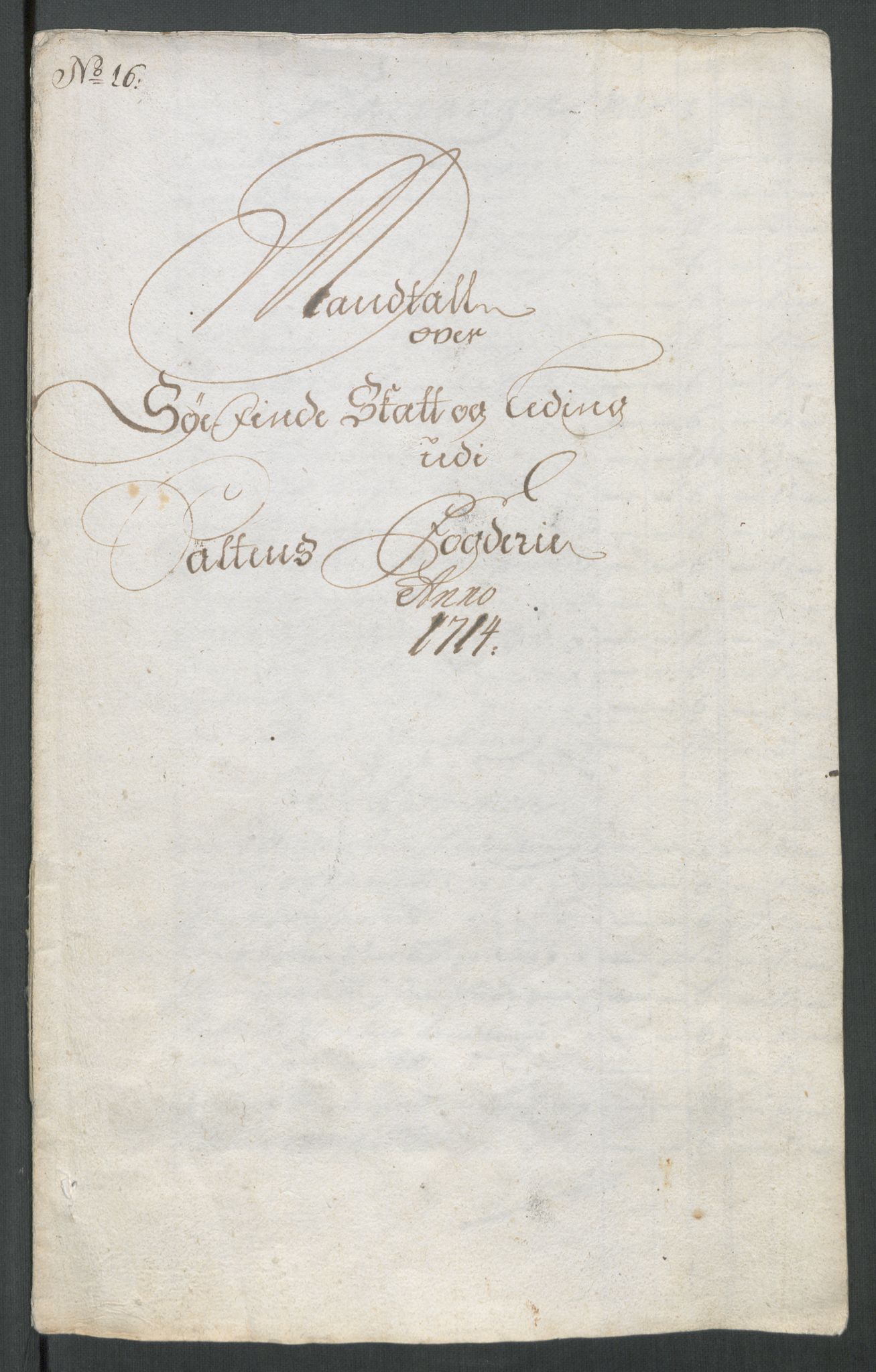 Rentekammeret inntil 1814, Reviderte regnskaper, Fogderegnskap, RA/EA-4092/R66/L4584: Fogderegnskap Salten, 1714, s. 245