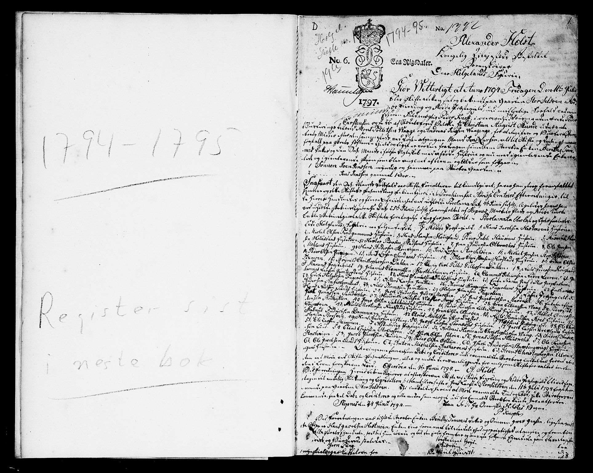 Helgeland sorenskriveri, SAT/A-0004/3/3A/L0072: Skifteprotokoll 19A, 1794-1795, s. 0b-1a
