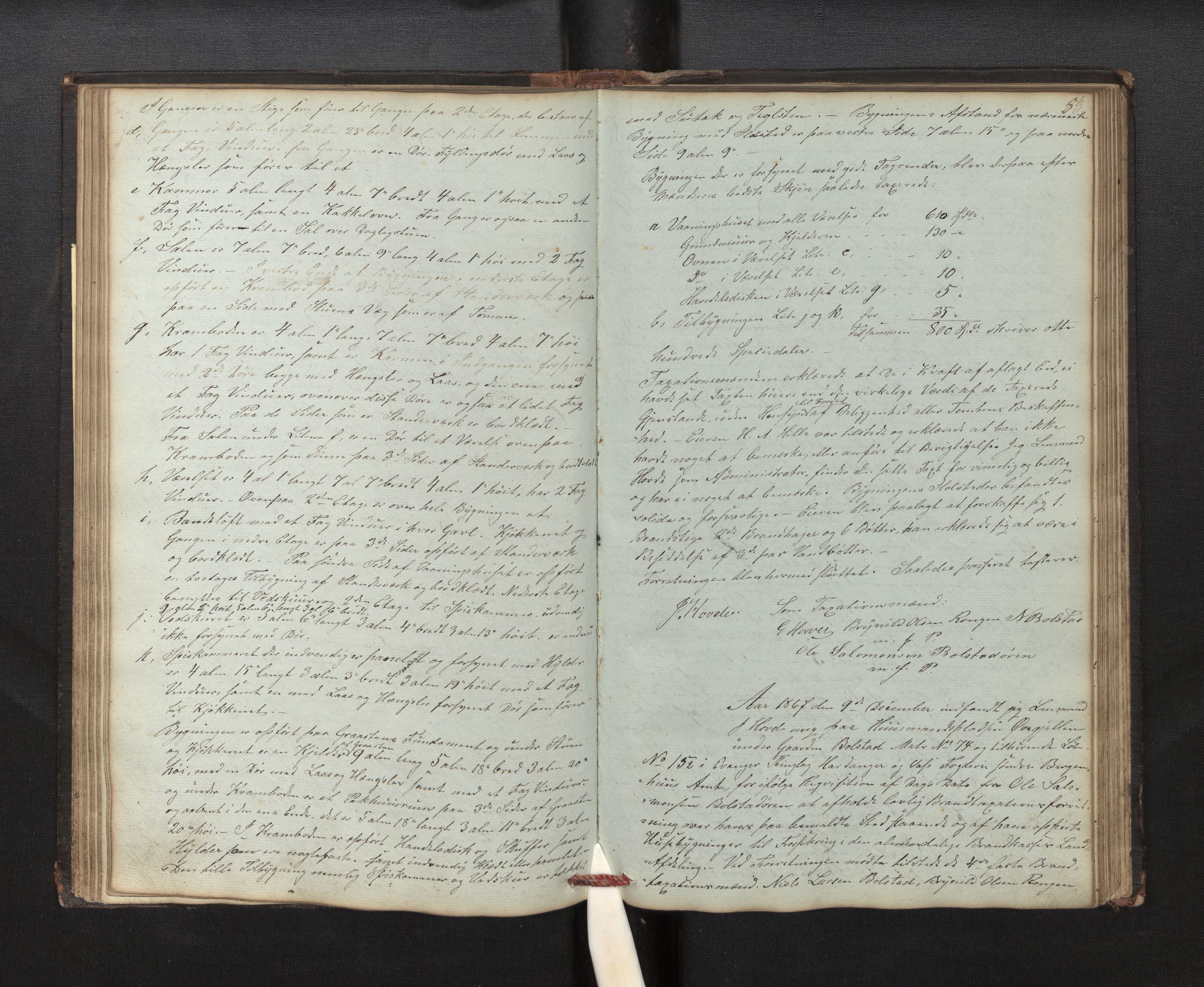 Lensmannen i Evanger, AV/SAB-A-31701/0012/L0001: Branntakstprotokoll, 1846-1914, s. 52b-53a