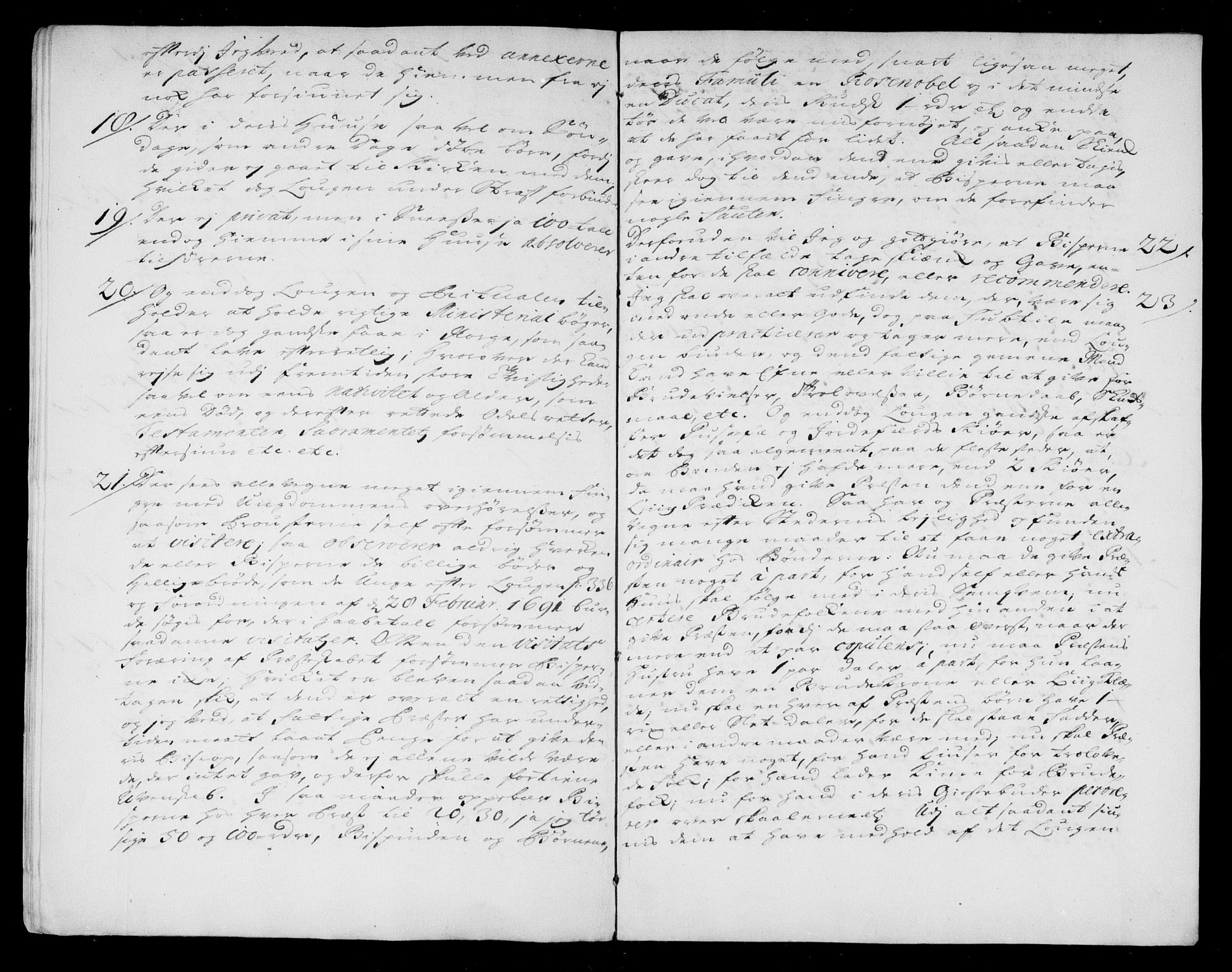 Danske Kanselli, Skapsaker, AV/RA-EA-4061/F/L0036: Skap 9, pakke 251-268, 1671-1739, s. 97