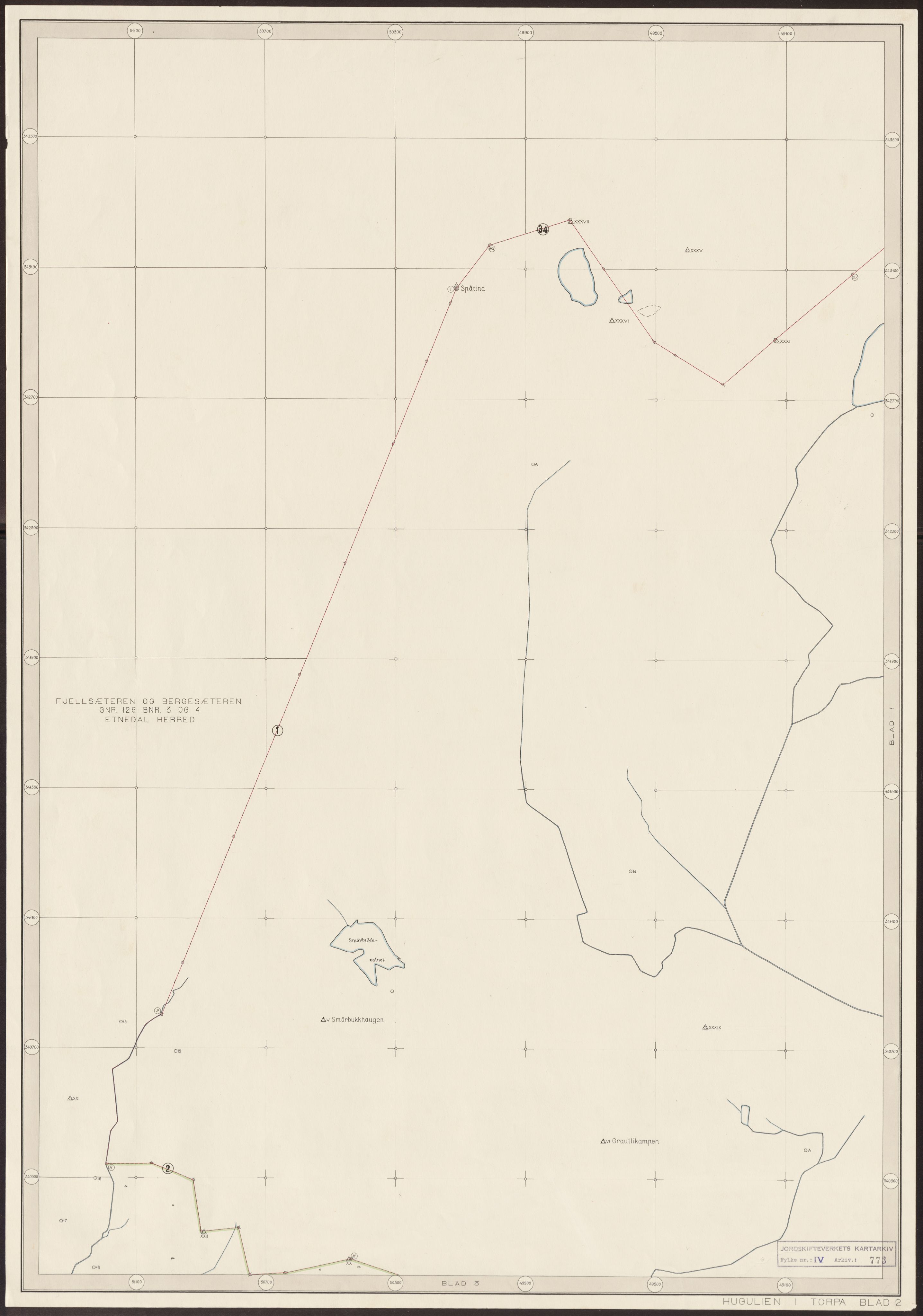 Jordskifteverkets kartarkiv, AV/RA-S-3929/T, 1859-1988, s. 988