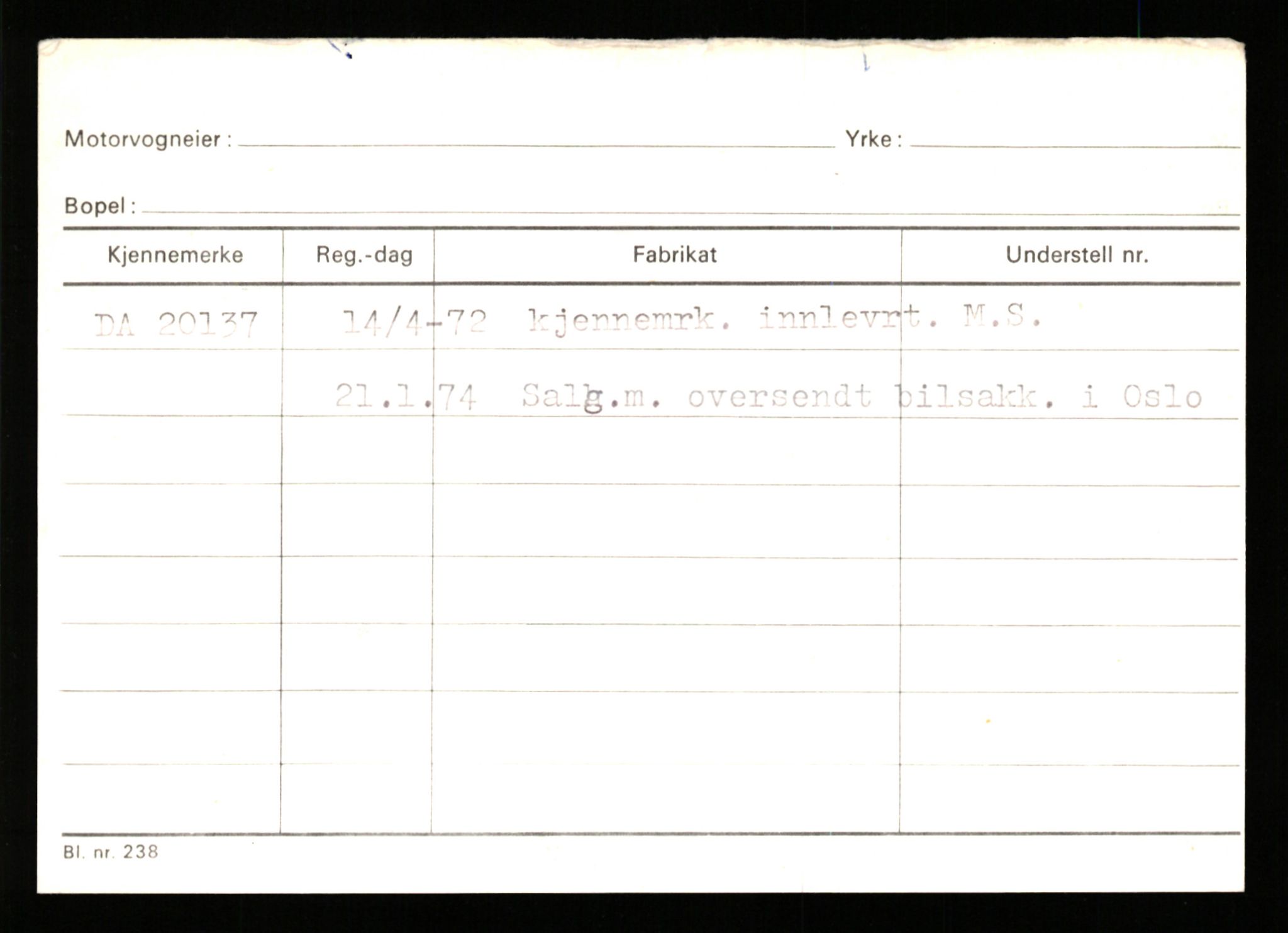 Stavanger trafikkstasjon, AV/SAST-A-101942/0/G/L0004: Registreringsnummer: 15497 - 22957, 1930-1971, s. 2072