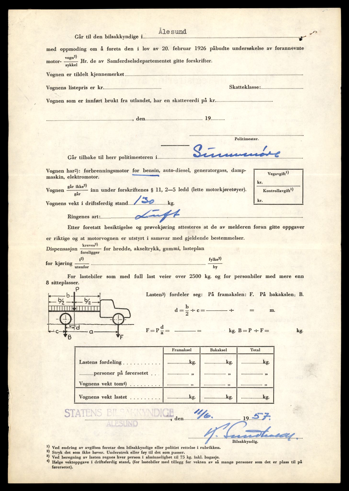 Møre og Romsdal vegkontor - Ålesund trafikkstasjon, AV/SAT-A-4099/F/Fe/L0040: Registreringskort for kjøretøy T 13531 - T 13709, 1927-1998, s. 1764