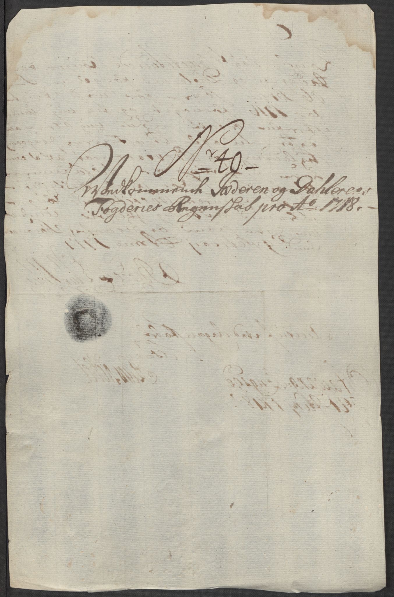 Rentekammeret inntil 1814, Reviderte regnskaper, Fogderegnskap, AV/RA-EA-4092/R46/L2740: Fogderegnskap Jæren og Dalane, 1715-1716, s. 431