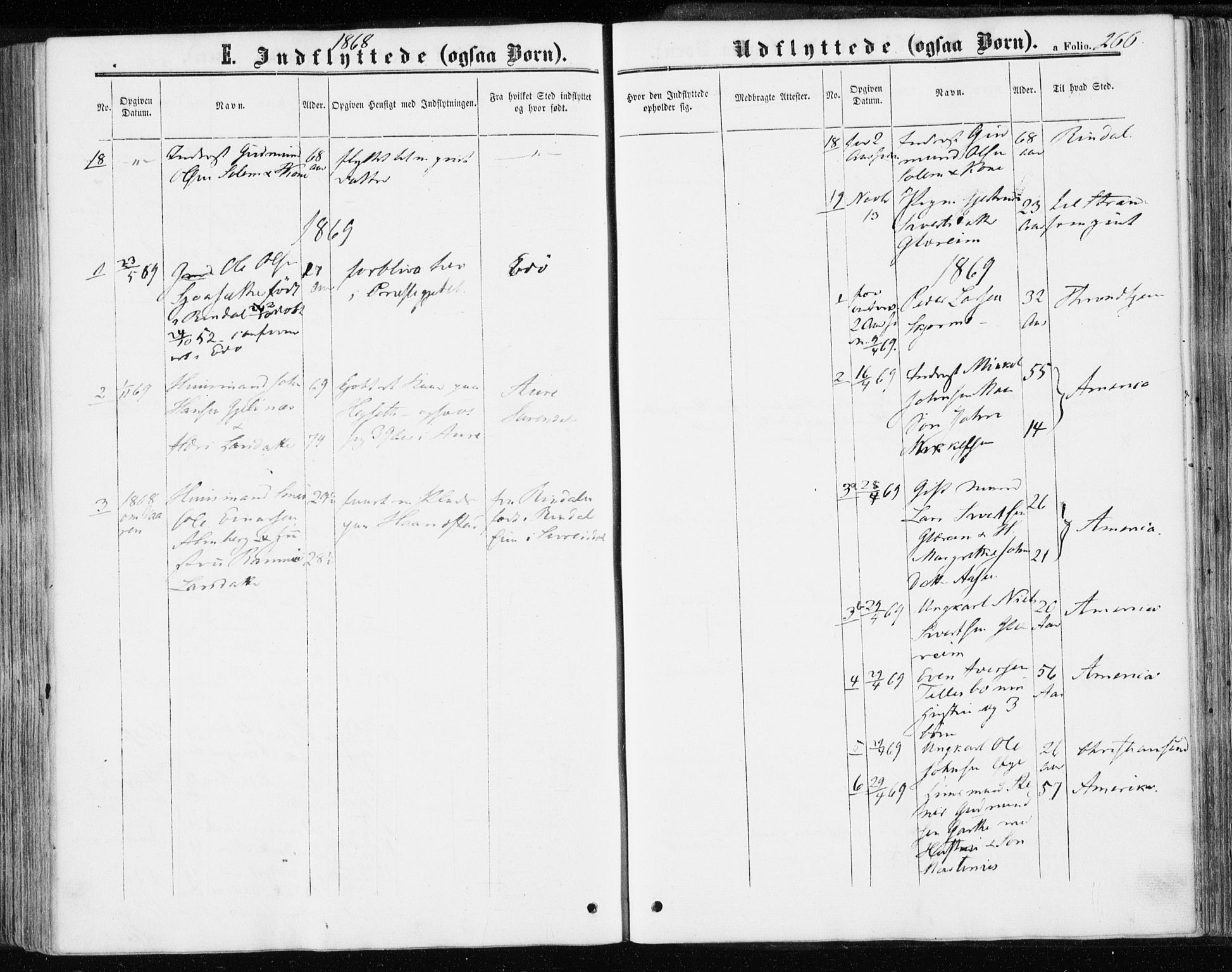 Ministerialprotokoller, klokkerbøker og fødselsregistre - Møre og Romsdal, AV/SAT-A-1454/595/L1045: Ministerialbok nr. 595A07, 1863-1873, s. 266