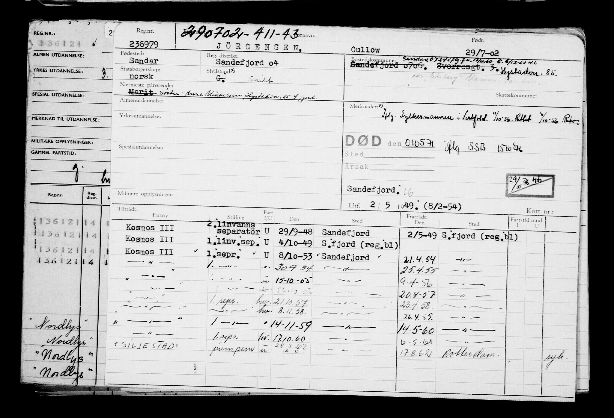 Direktoratet for sjømenn, RA/S-3545/G/Gb/L0045: Hovedkort, 1902, s. 259