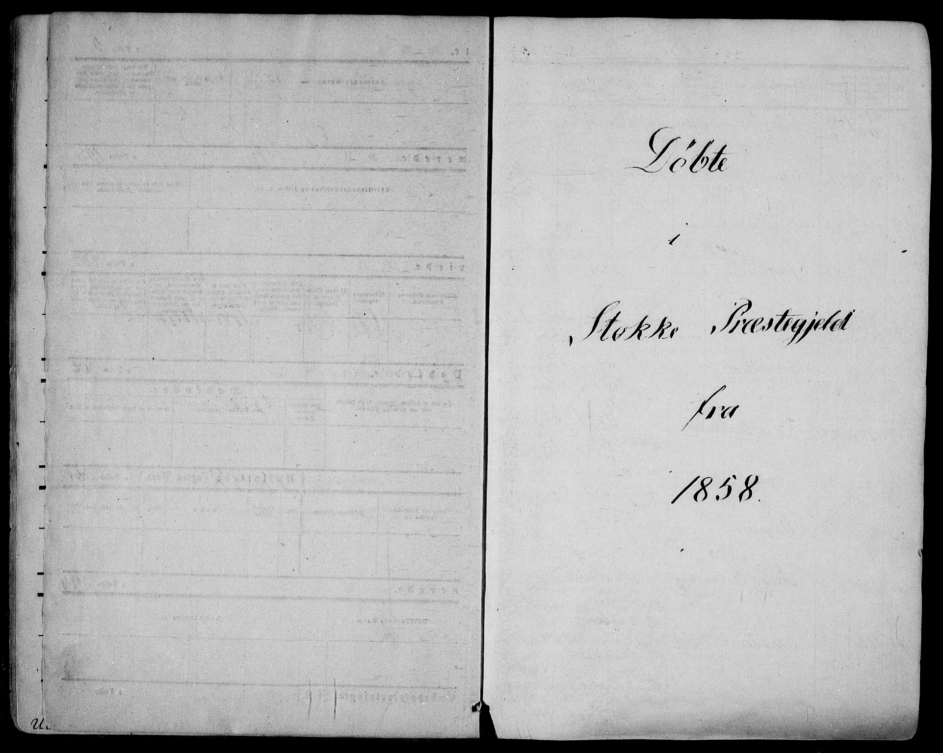 Stokke kirkebøker, AV/SAKO-A-320/F/Fa/L0008: Ministerialbok nr. I 8, 1858-1871