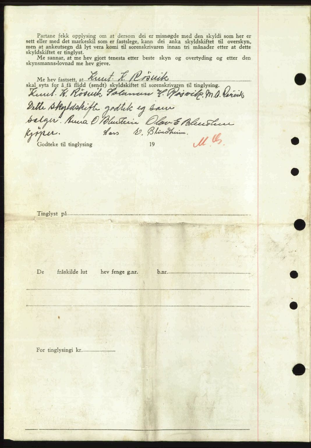 Nordre Sunnmøre sorenskriveri, AV/SAT-A-0006/1/2/2C/2Ca: Pantebok nr. A29, 1948-1949, Dagboknr: 2020/1948