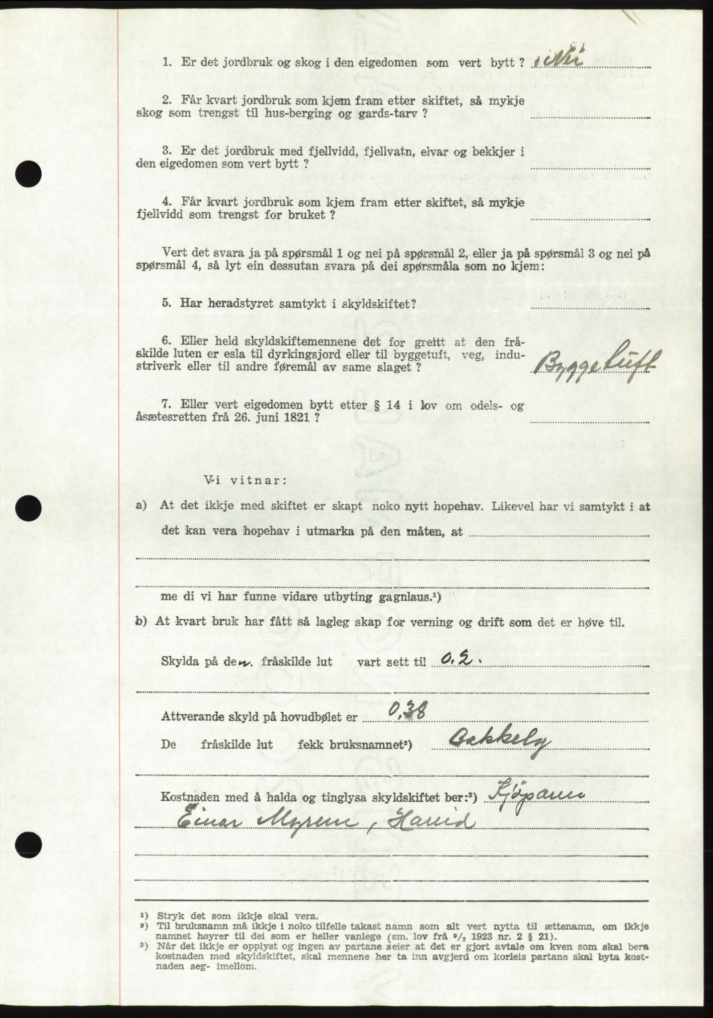 Søre Sunnmøre sorenskriveri, AV/SAT-A-4122/1/2/2C/L0105: Pantebok nr. 31A, 1956-1957, Dagboknr: 2777/1956