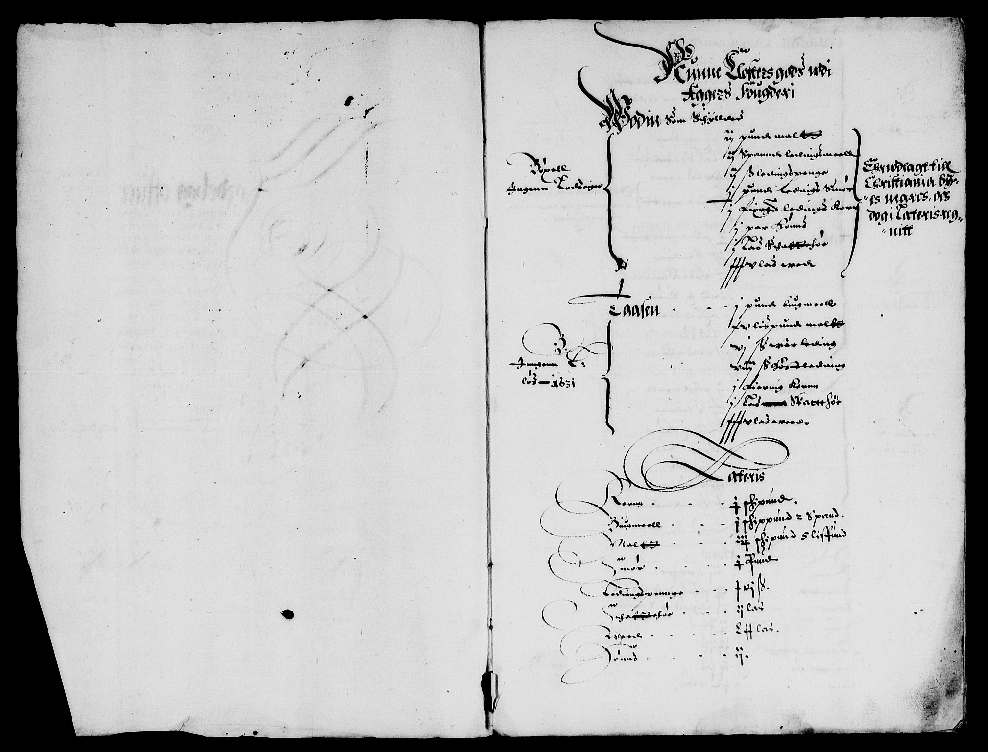 Rentekammeret inntil 1814, Reviderte regnskaper, Lensregnskaper, AV/RA-EA-5023/R/Rb/Rbe/L0001: Onsøy len, 1626-1639