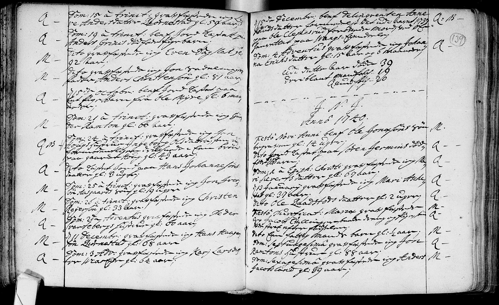 Røyken kirkebøker, SAKO/A-241/F/Fa/L0002: Ministerialbok nr. 2, 1731-1782, s. 139