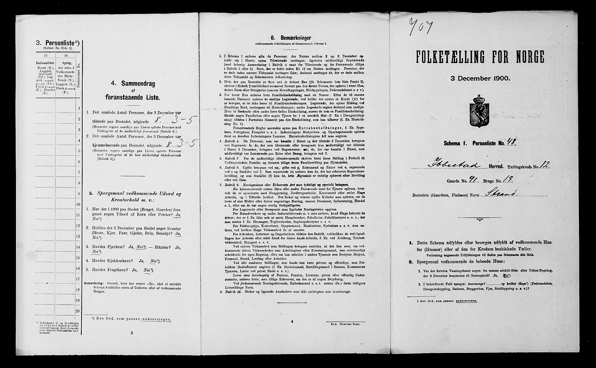 SATØ, Folketelling 1900 for 1917 Ibestad herred, 1900, s. 1597