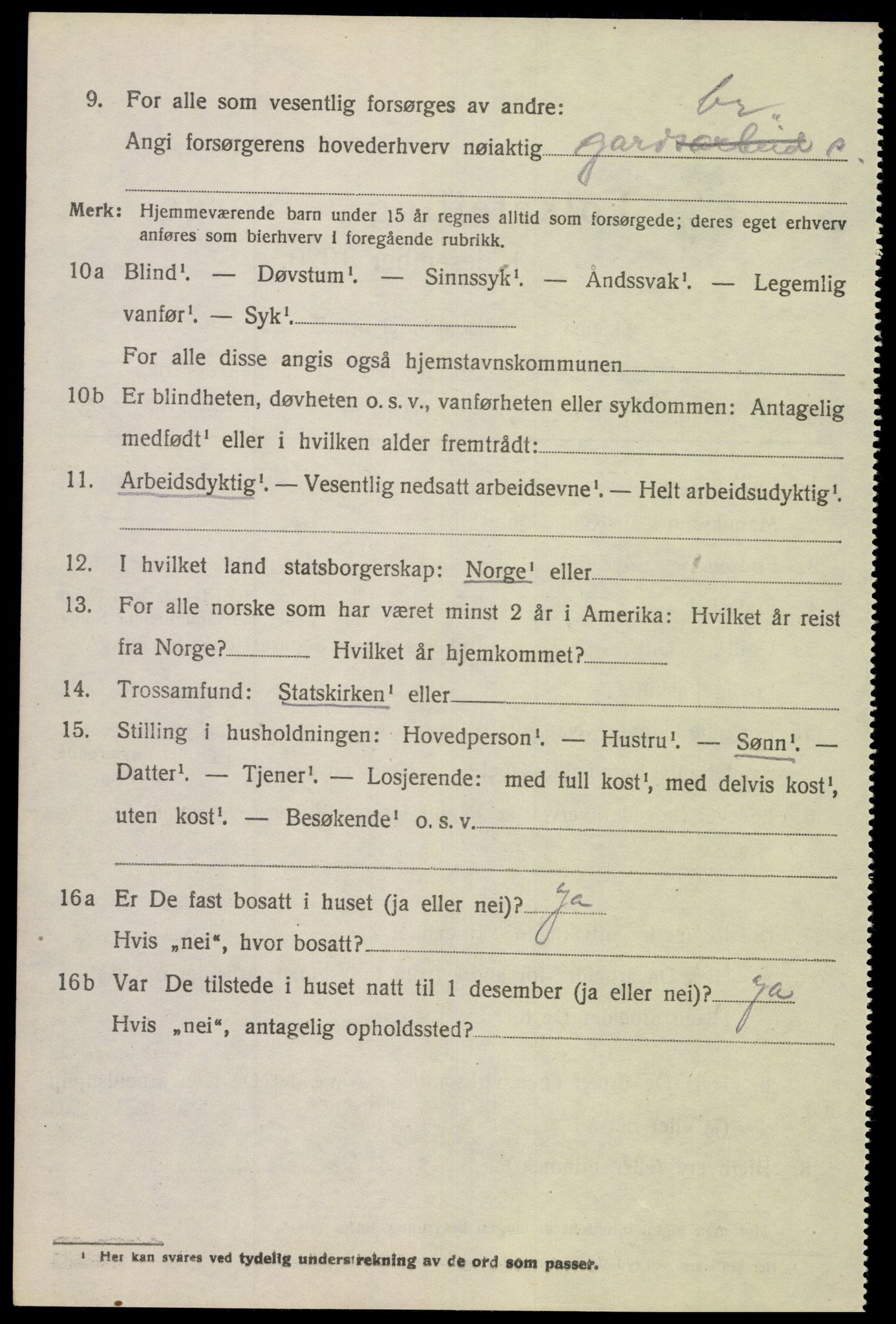 SAK, Folketelling 1920 for 1044 Gyland herred, 1920, s. 1433