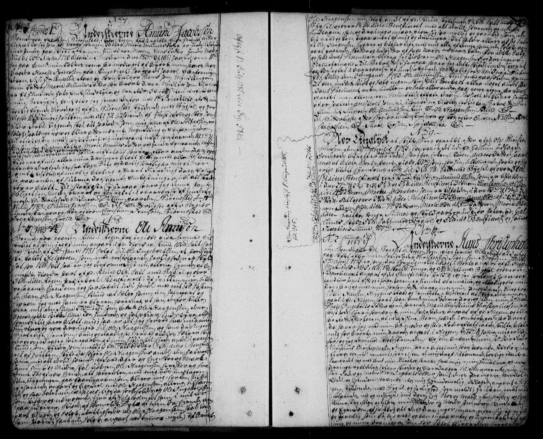 Lier, Røyken og Hurum sorenskriveri, AV/SAKO-A-89/G/Ga/Gaa/L0004b: Pantebok nr. IVb, 1779-1788, s. 493