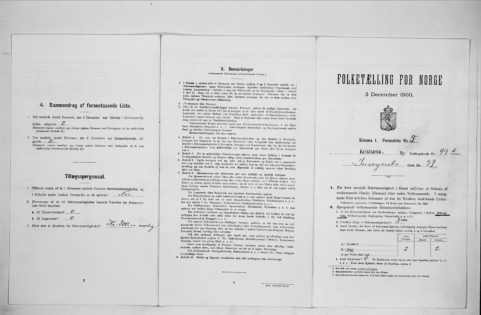 SAO, Folketelling 1900 for 0301 Kristiania kjøpstad, 1900, s. 41802
