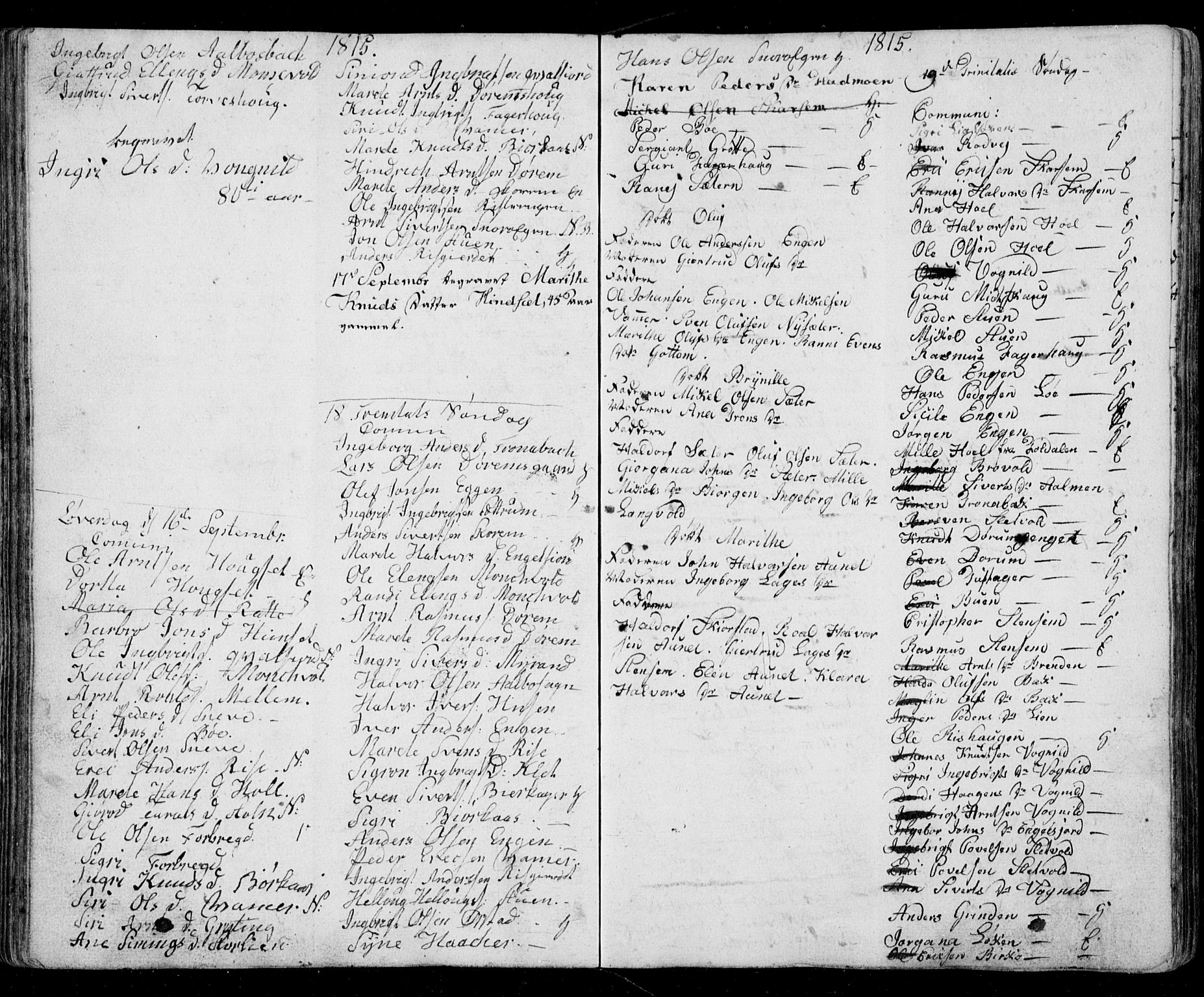 Ministerialprotokoller, klokkerbøker og fødselsregistre - Sør-Trøndelag, AV/SAT-A-1456/678/L0912: Klokkerbok nr. 678C01, 1811-1824