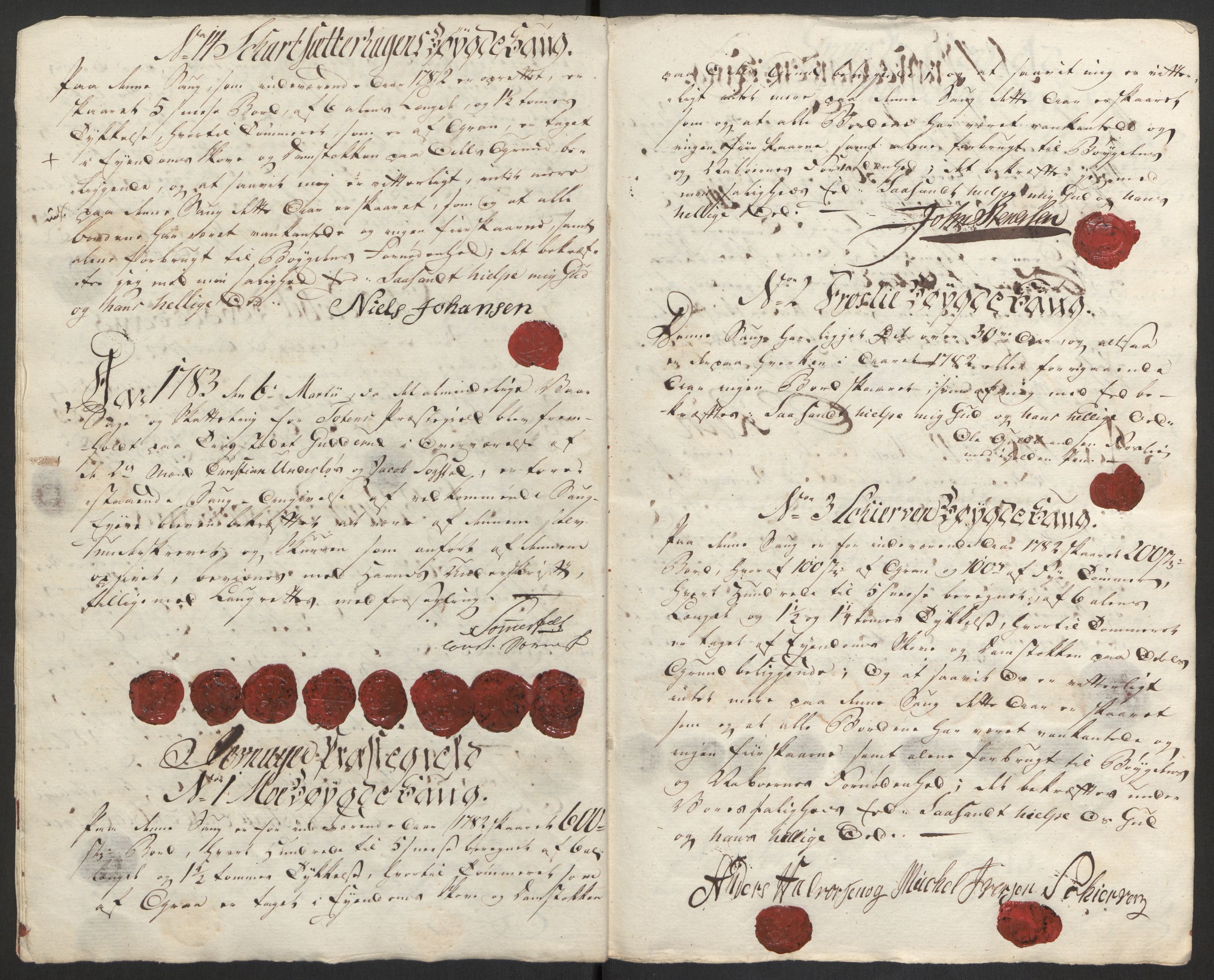 Rentekammeret inntil 1814, Reviderte regnskaper, Fogderegnskap, AV/RA-EA-4092/R19/L1369: Fogderegnskap Toten, Hadeland og Vardal, 1782, s. 86