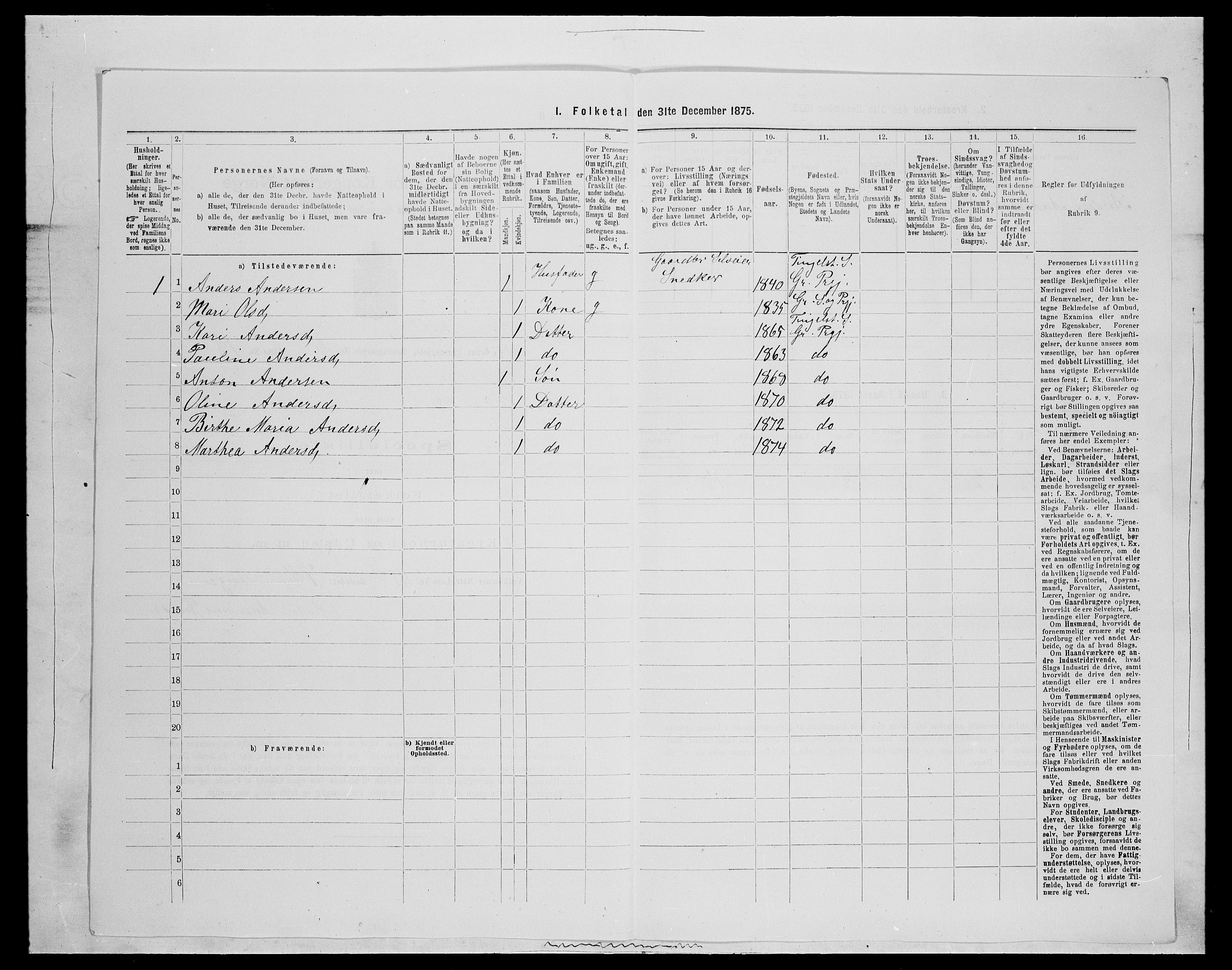 SAH, Folketelling 1875 for 0534P Gran prestegjeld, 1875, s. 1056