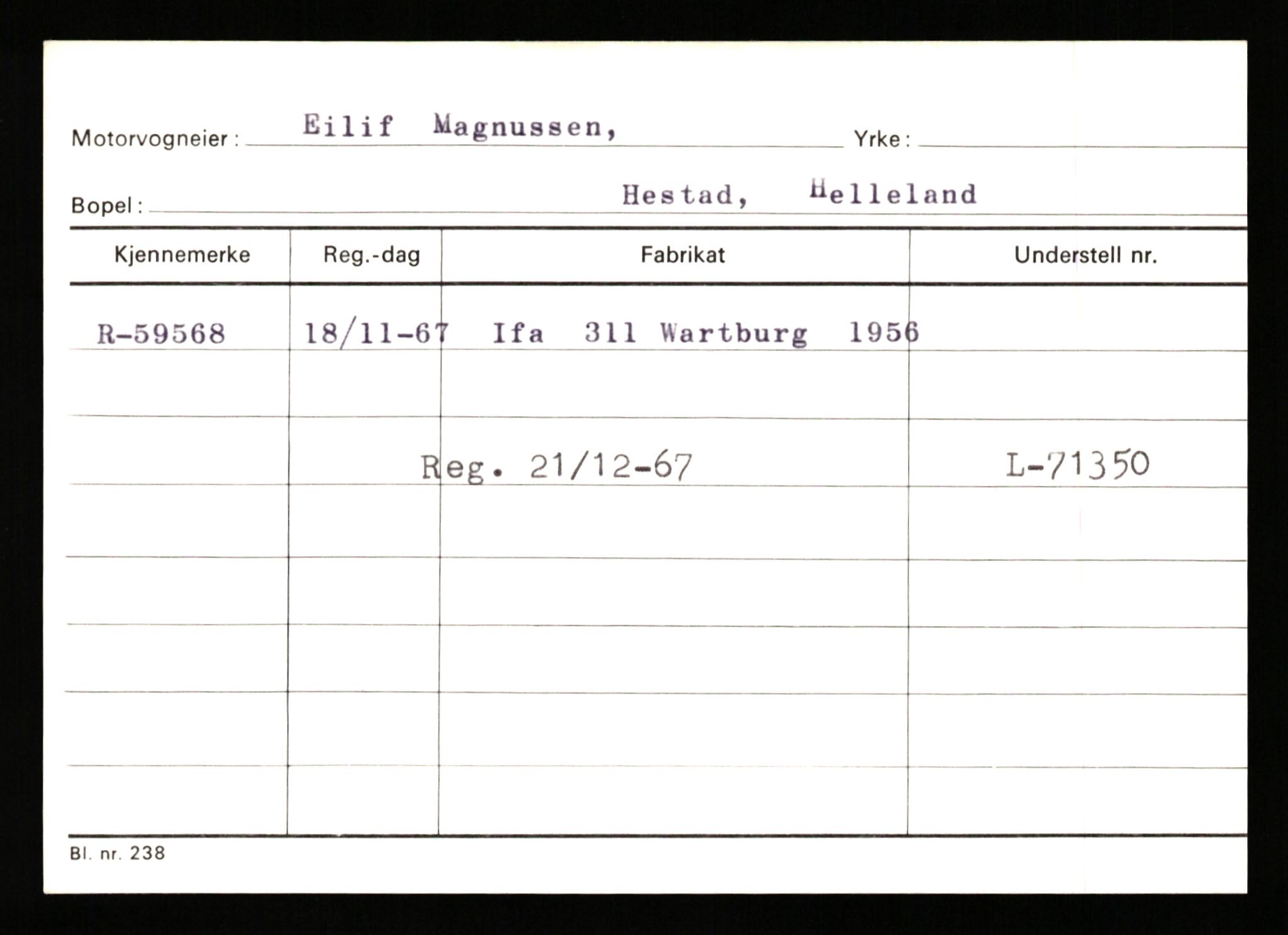 Stavanger trafikkstasjon, AV/SAST-A-101942/0/G/L0007: Registreringsnummer: 49019 - 67460, 1930-1971, s. 2235