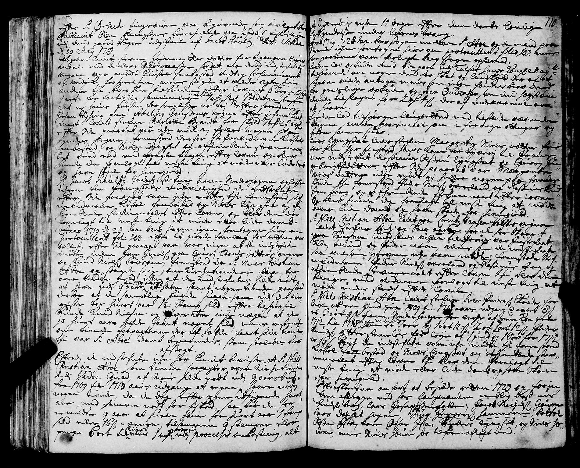 Romsdal sorenskriveri, AV/SAT-A-4149/1/1/1A/L0008: Tingbok, 1714-1721, s. 109b-110a
