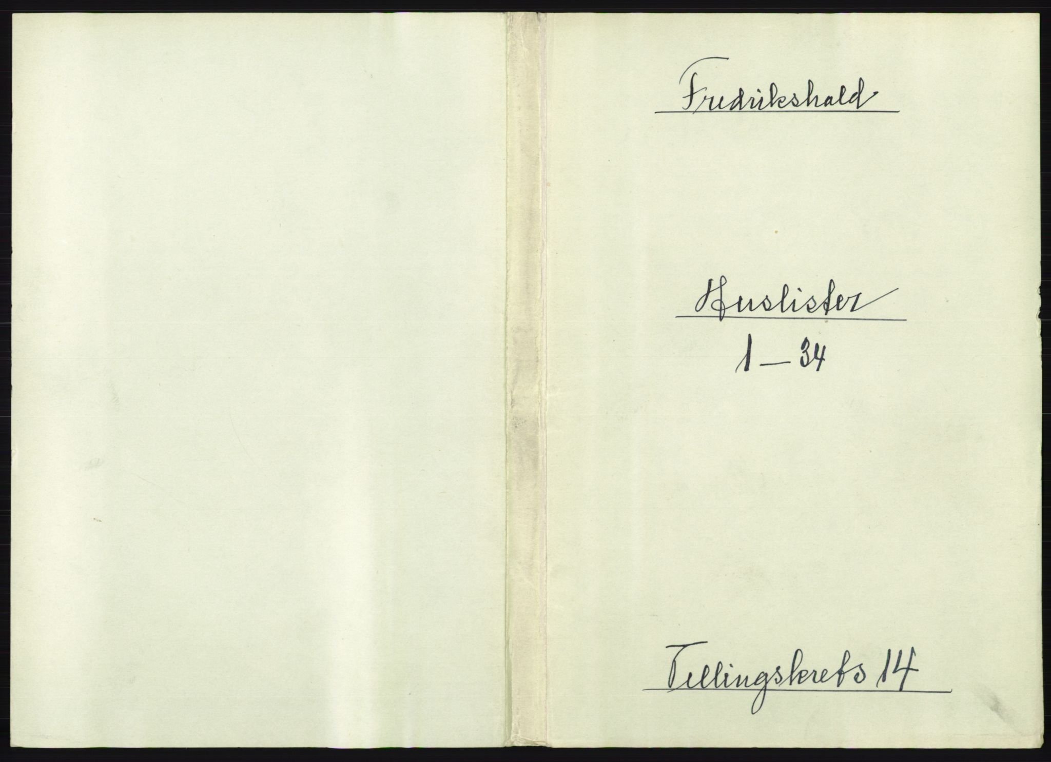 RA, Folketelling 1891 for 0101 Fredrikshald kjøpstad, 1891, s. 1242