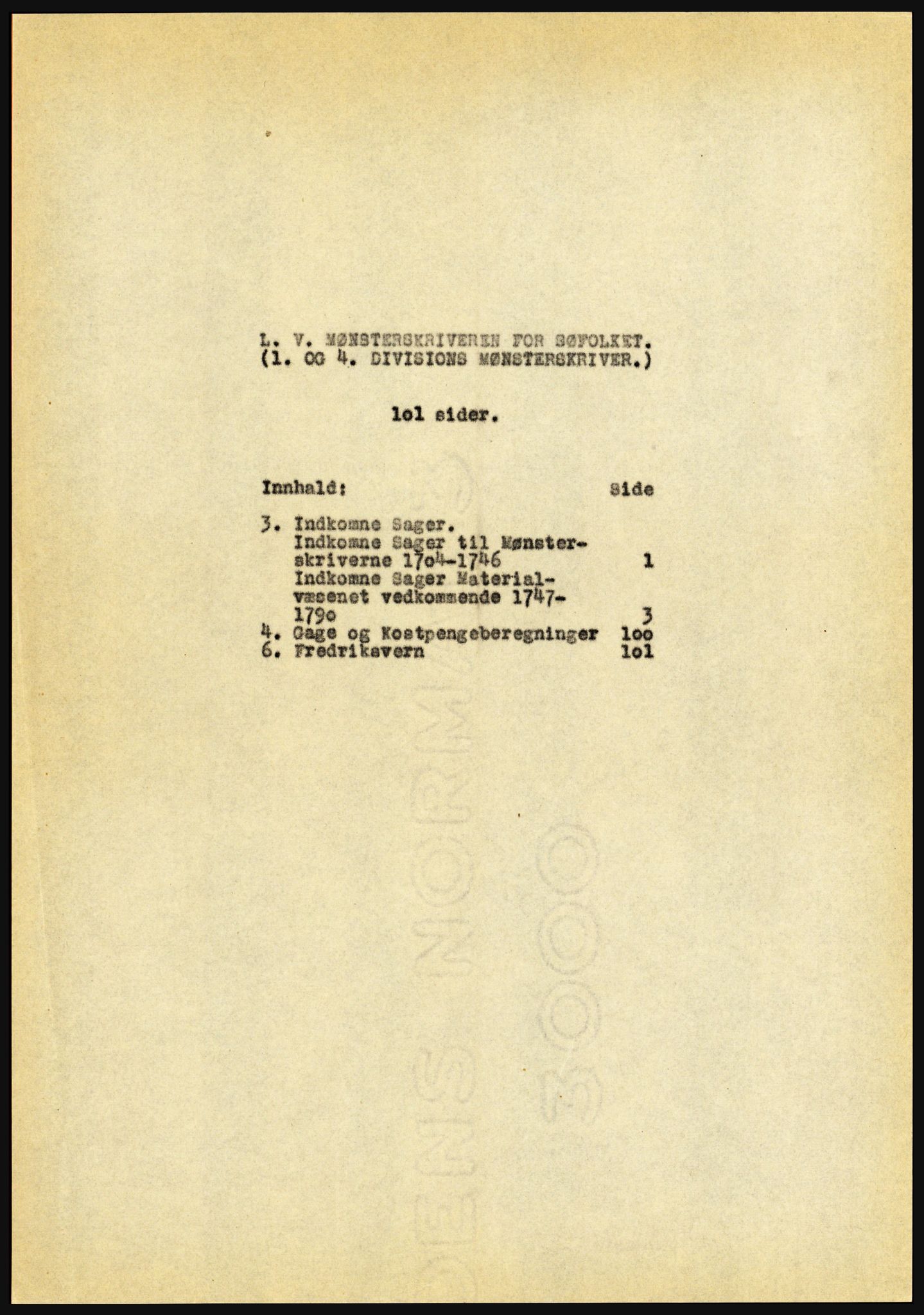 Riksarkivet, Seksjon for eldre arkiv og spesialsamlinger, AV/RA-EA-6797/H/Ha, 1953