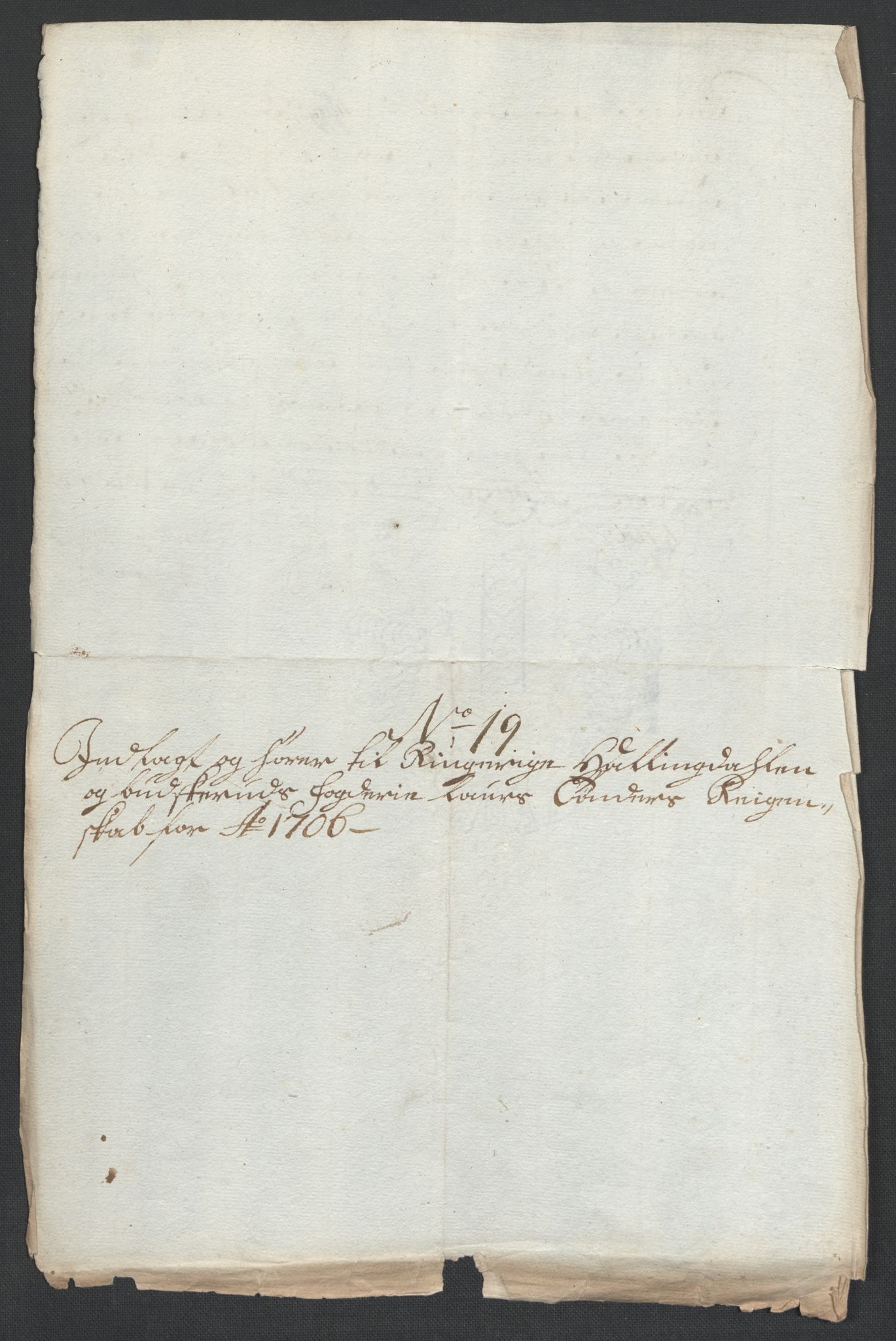 Rentekammeret inntil 1814, Reviderte regnskaper, Fogderegnskap, RA/EA-4092/R22/L1465: Fogderegnskap Ringerike, Hallingdal og Buskerud, 1706, s. 303