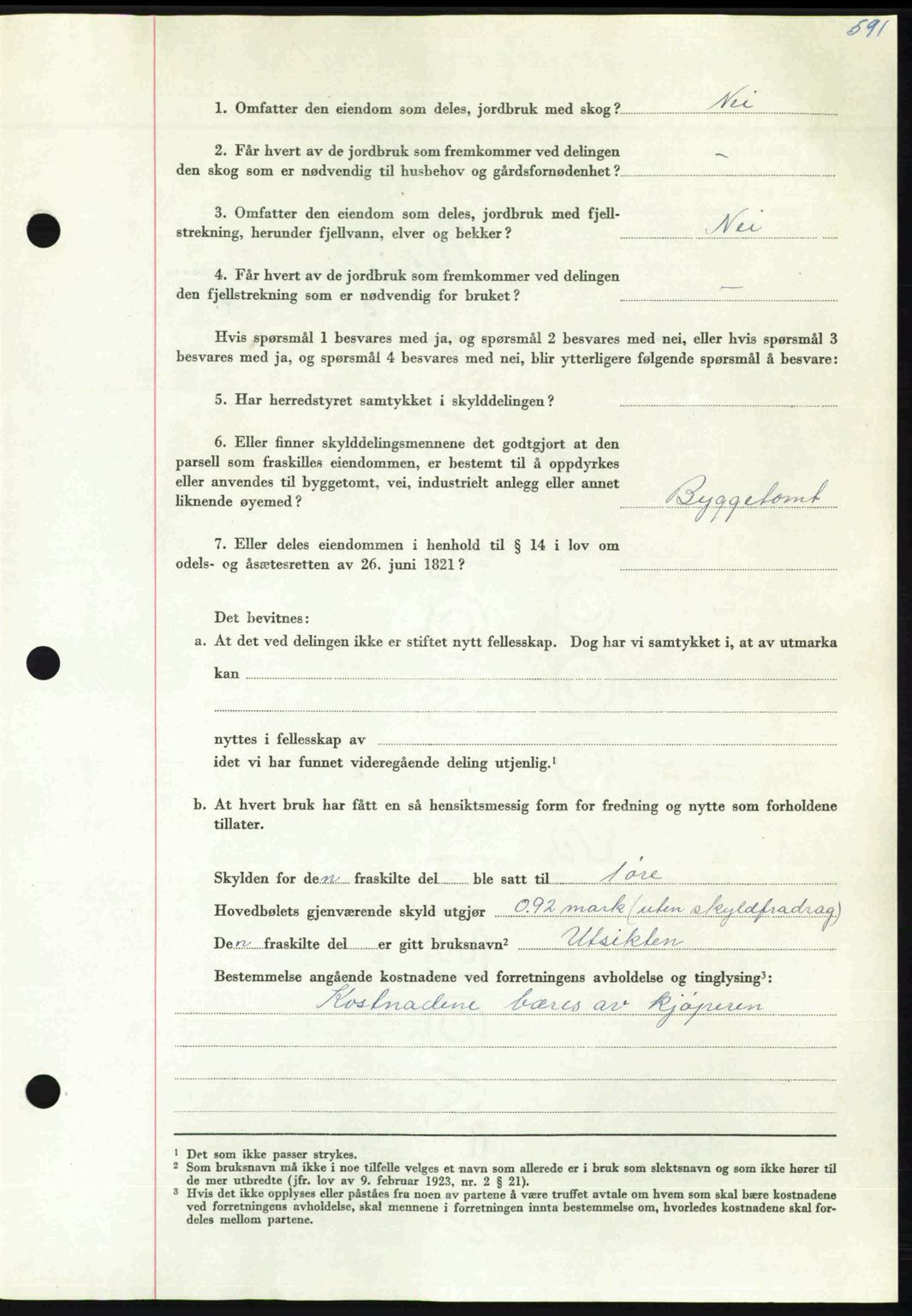 Nordmøre sorenskriveri, AV/SAT-A-4132/1/2/2Ca: Pantebok nr. A115, 1950-1950, Dagboknr: 2103/1950