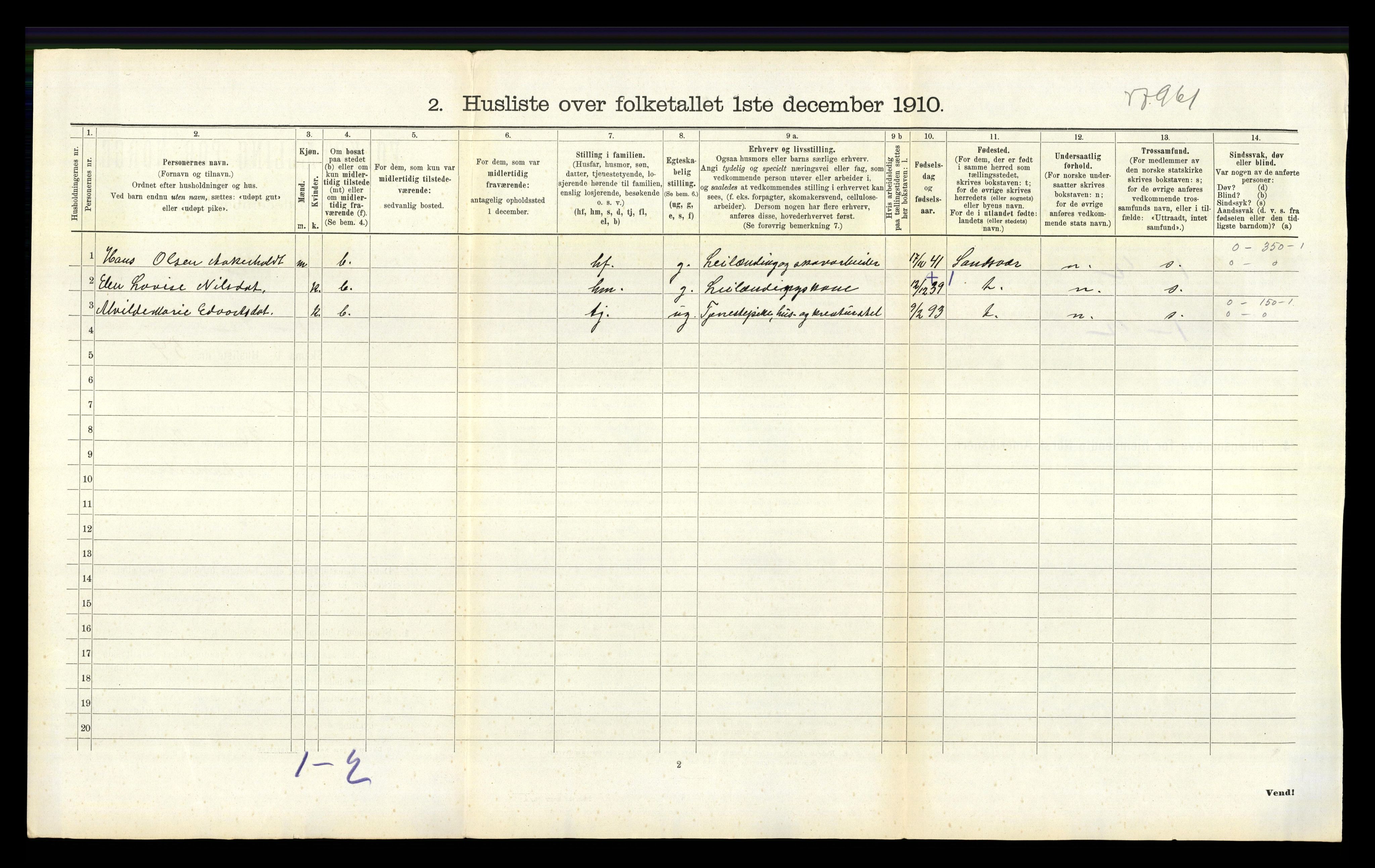 RA, Folketelling 1910 for 0728 Lardal herred, 1910, s. 753