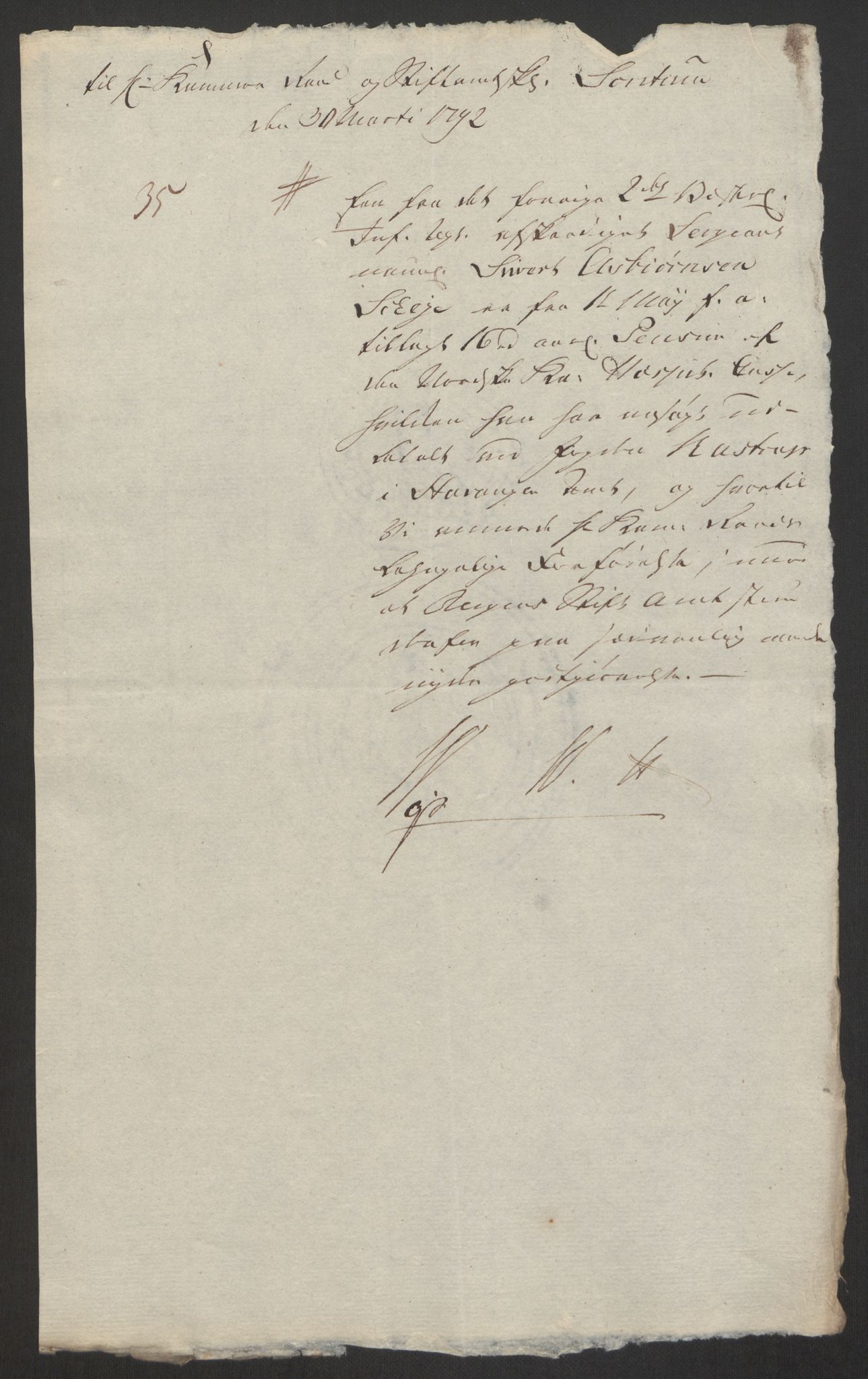 Forsvaret, Den norske kvesthuskasse/krigshospitalkasse, AV/RA-RAFA-1887/F/Fa/L0008: Konsepter, 1790-1793, s. 786