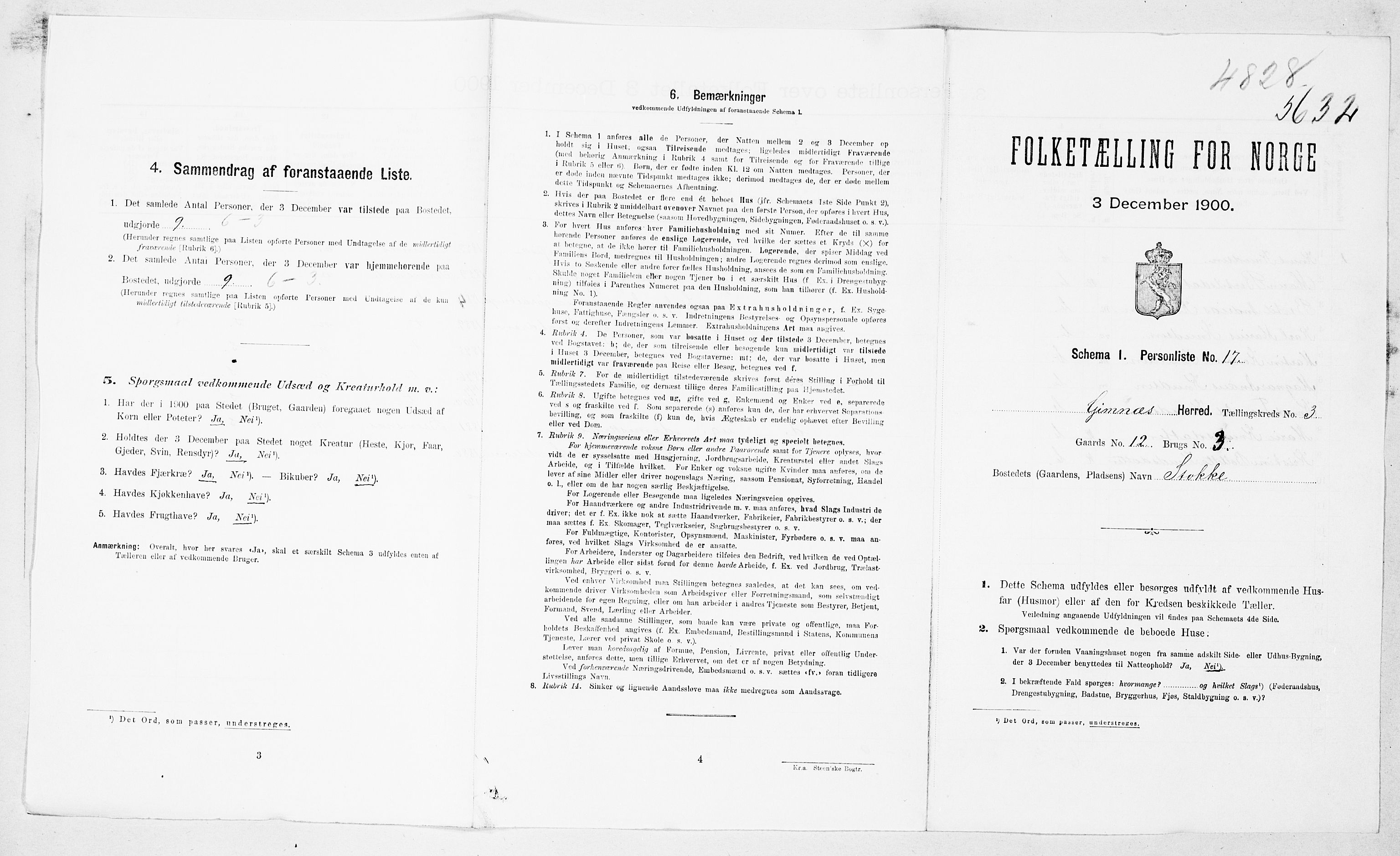 SAT, Folketelling 1900 for 1557 Gjemnes herred, 1900, s. 18