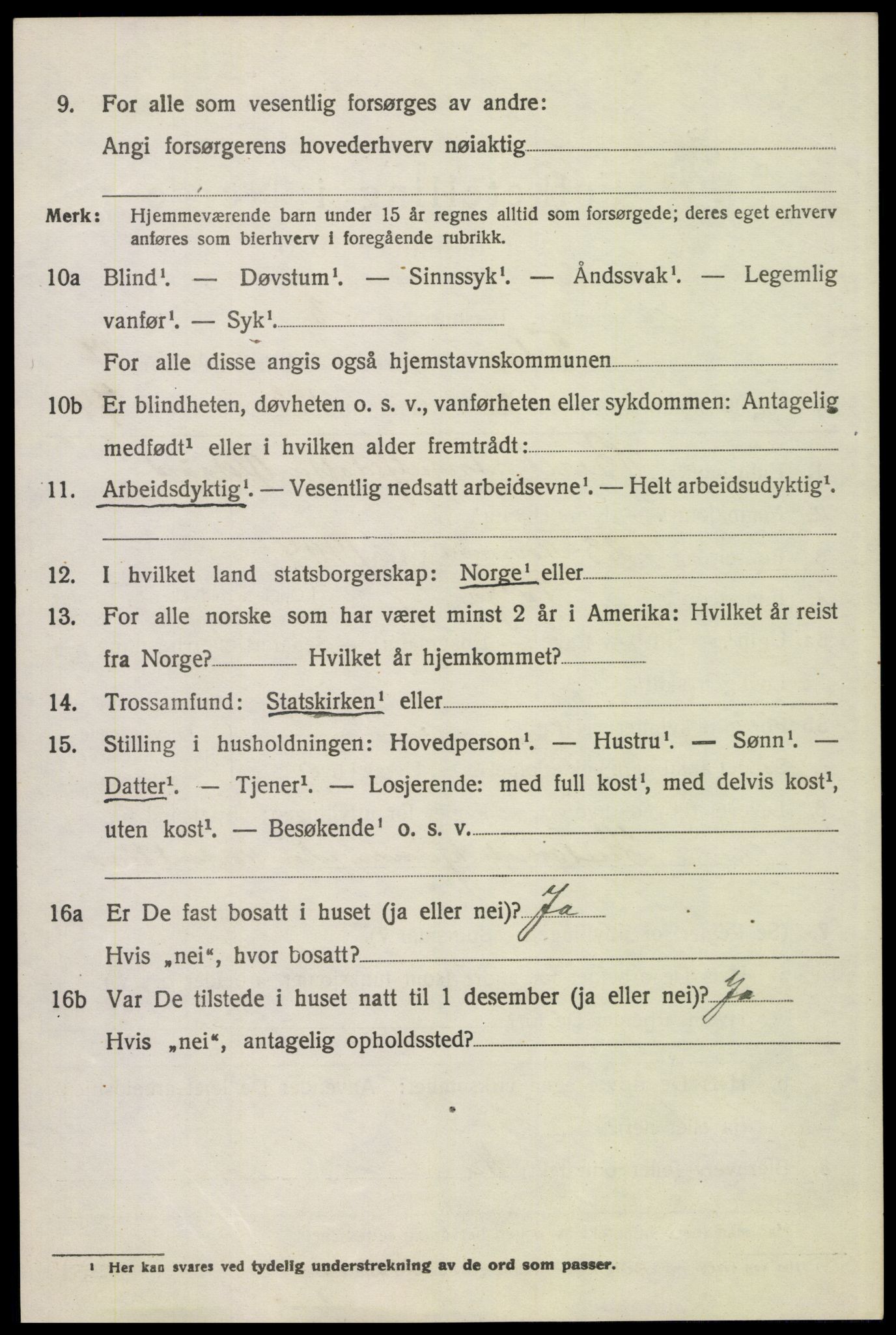 SAH, Folketelling 1920 for 0436 Tolga herred, 1920, s. 8156