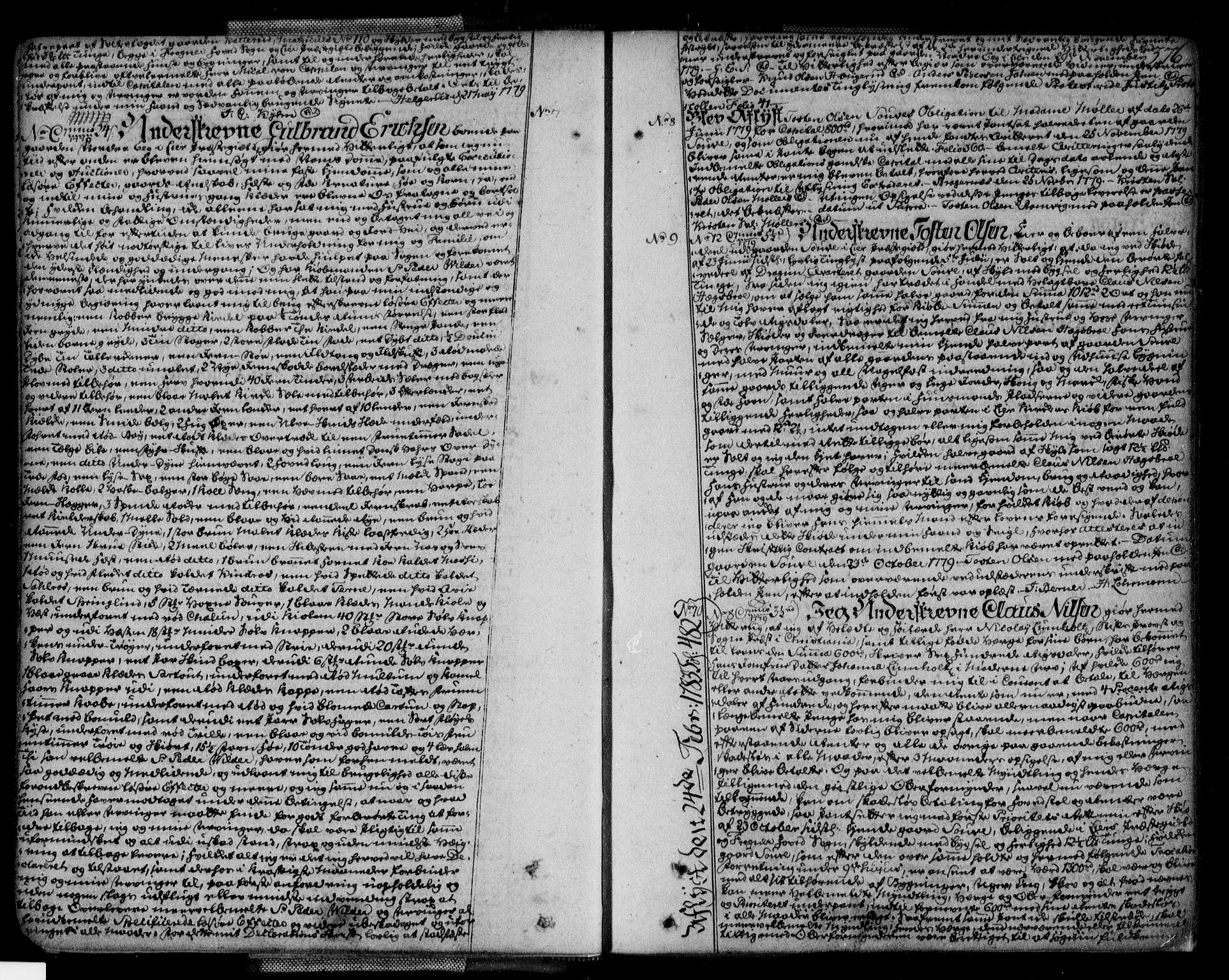 Lier, Røyken og Hurum sorenskriveri, AV/SAKO-A-89/G/Ga/Gaa/L0004b: Pantebok nr. IVb, 1779-1788, s. 376