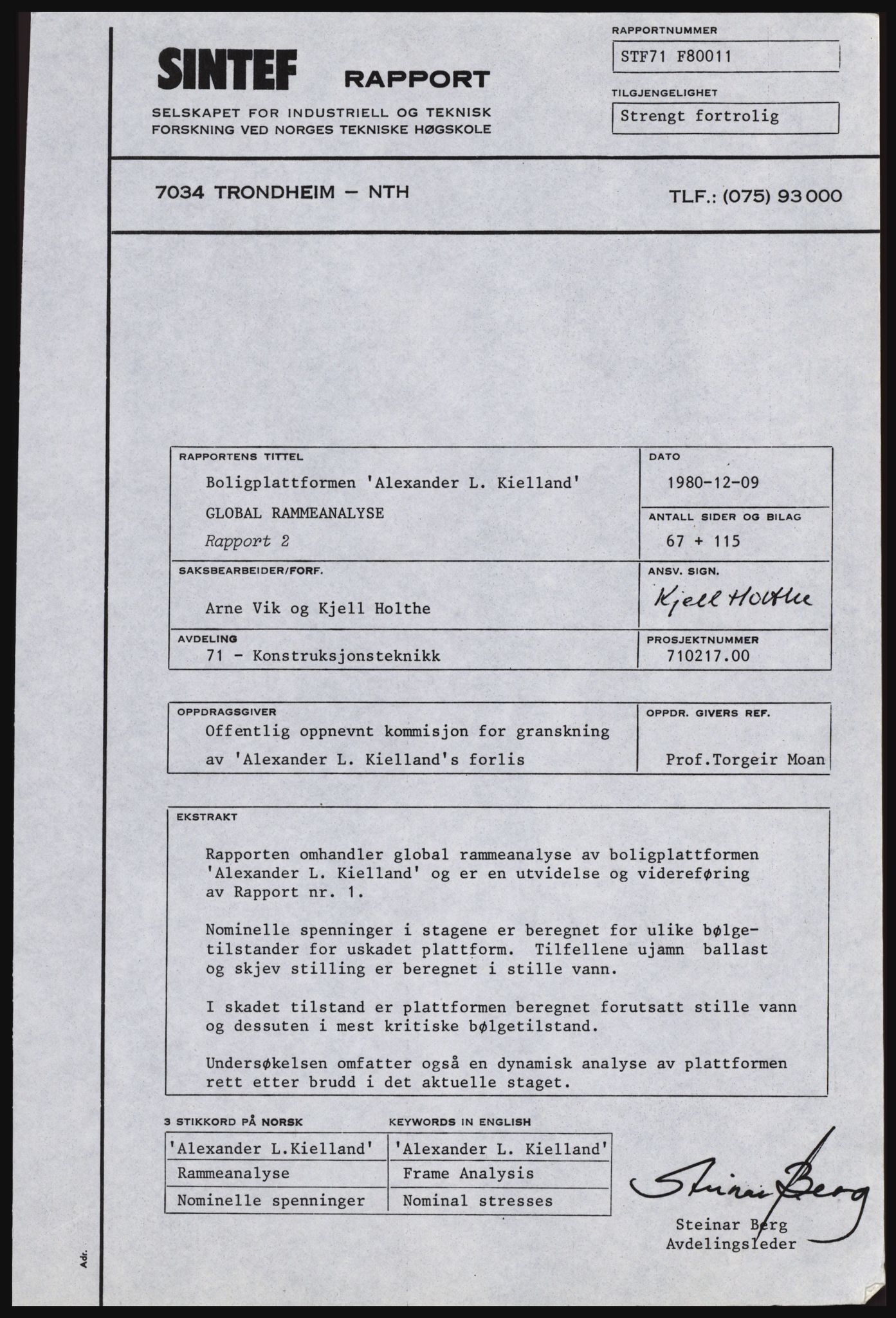 Sjøfartsdirektoratet med forløpere, generelt arkiv, RA/S-1407/D/Ds/Dsb/L0633: Flyttbare innretninger, 1980-1981