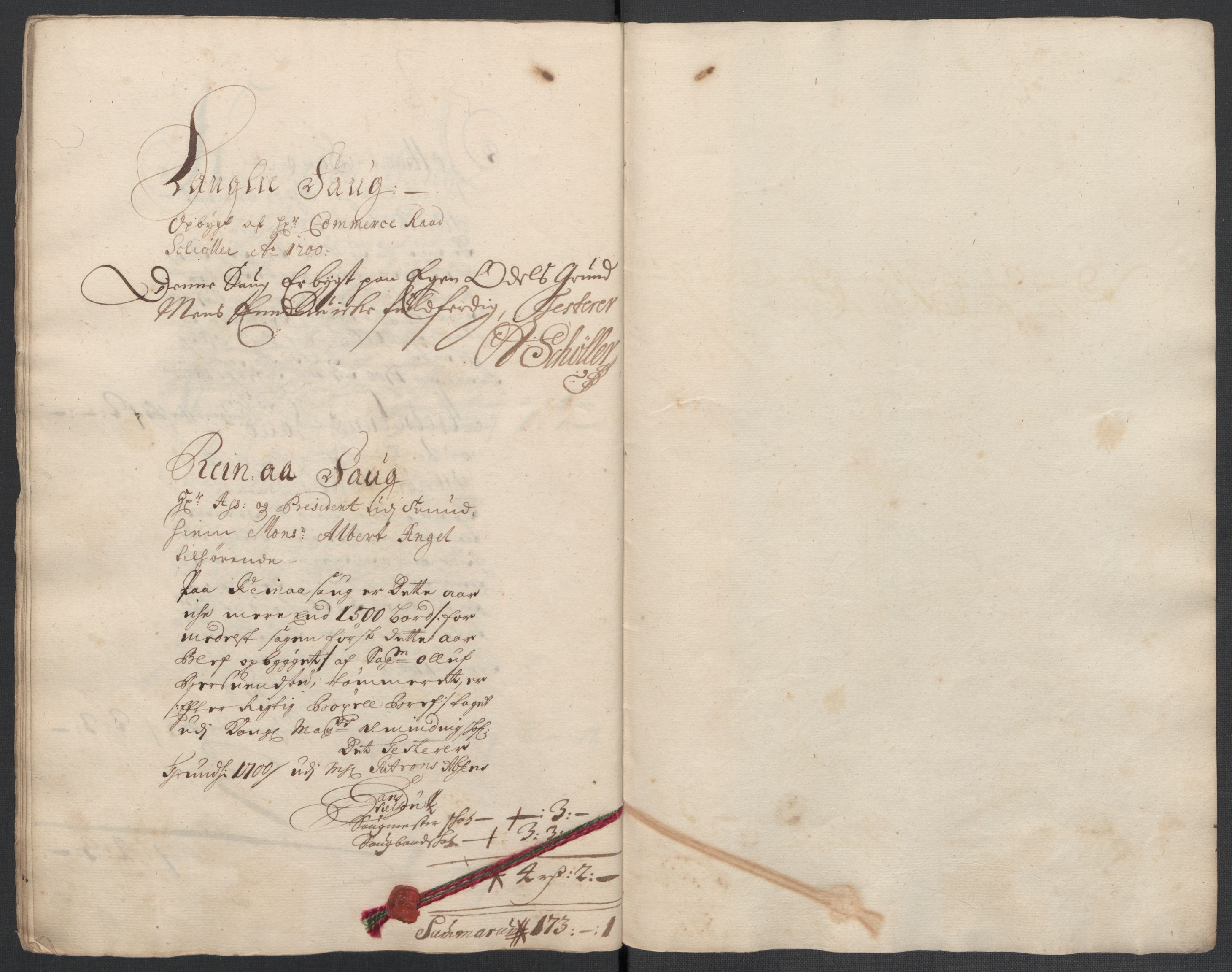 Rentekammeret inntil 1814, Reviderte regnskaper, Fogderegnskap, AV/RA-EA-4092/R61/L4107: Fogderegnskap Strinda og Selbu, 1698-1700, s. 406