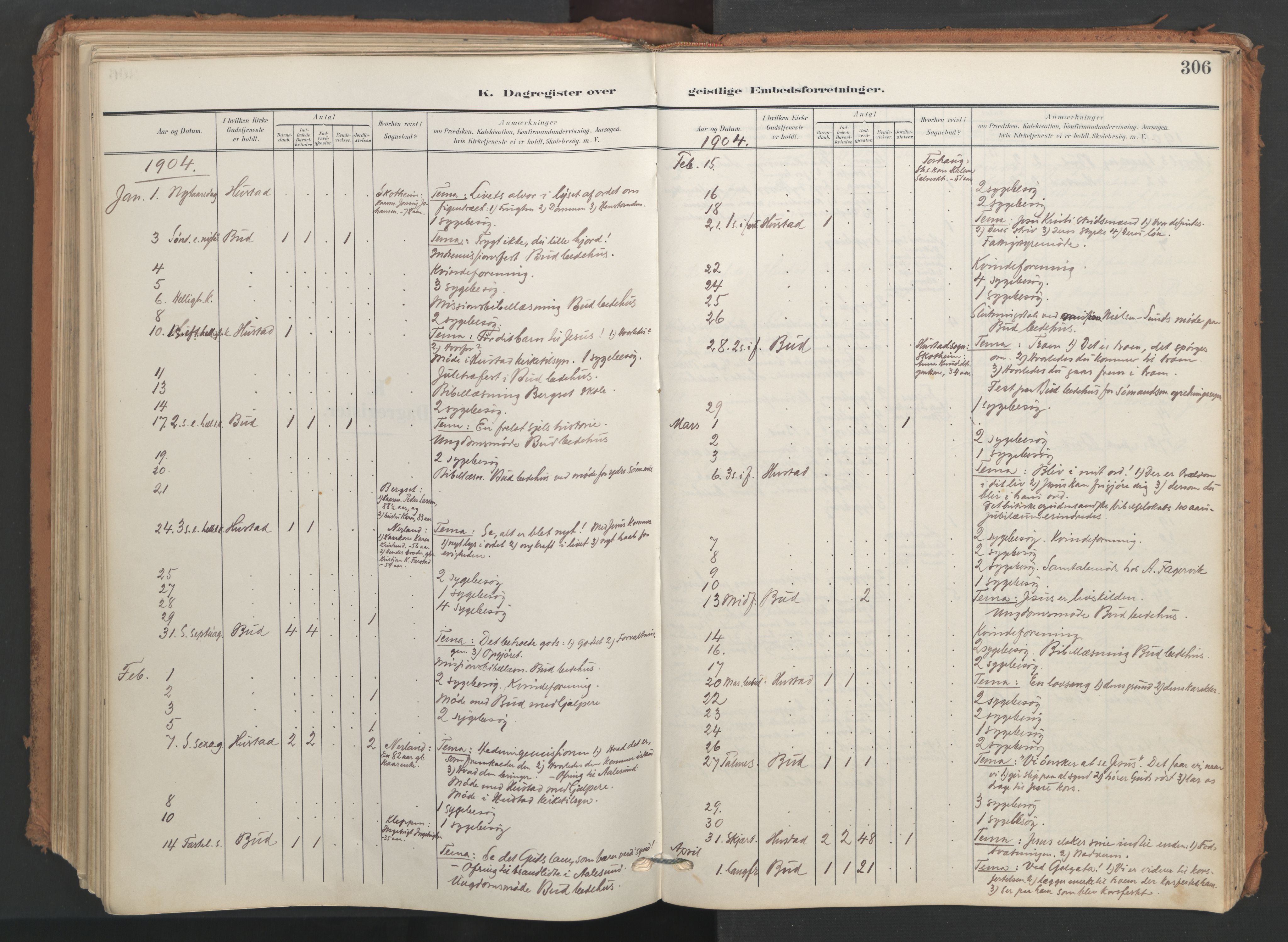 Ministerialprotokoller, klokkerbøker og fødselsregistre - Møre og Romsdal, SAT/A-1454/566/L0771: Ministerialbok nr. 566A10, 1904-1929, s. 306