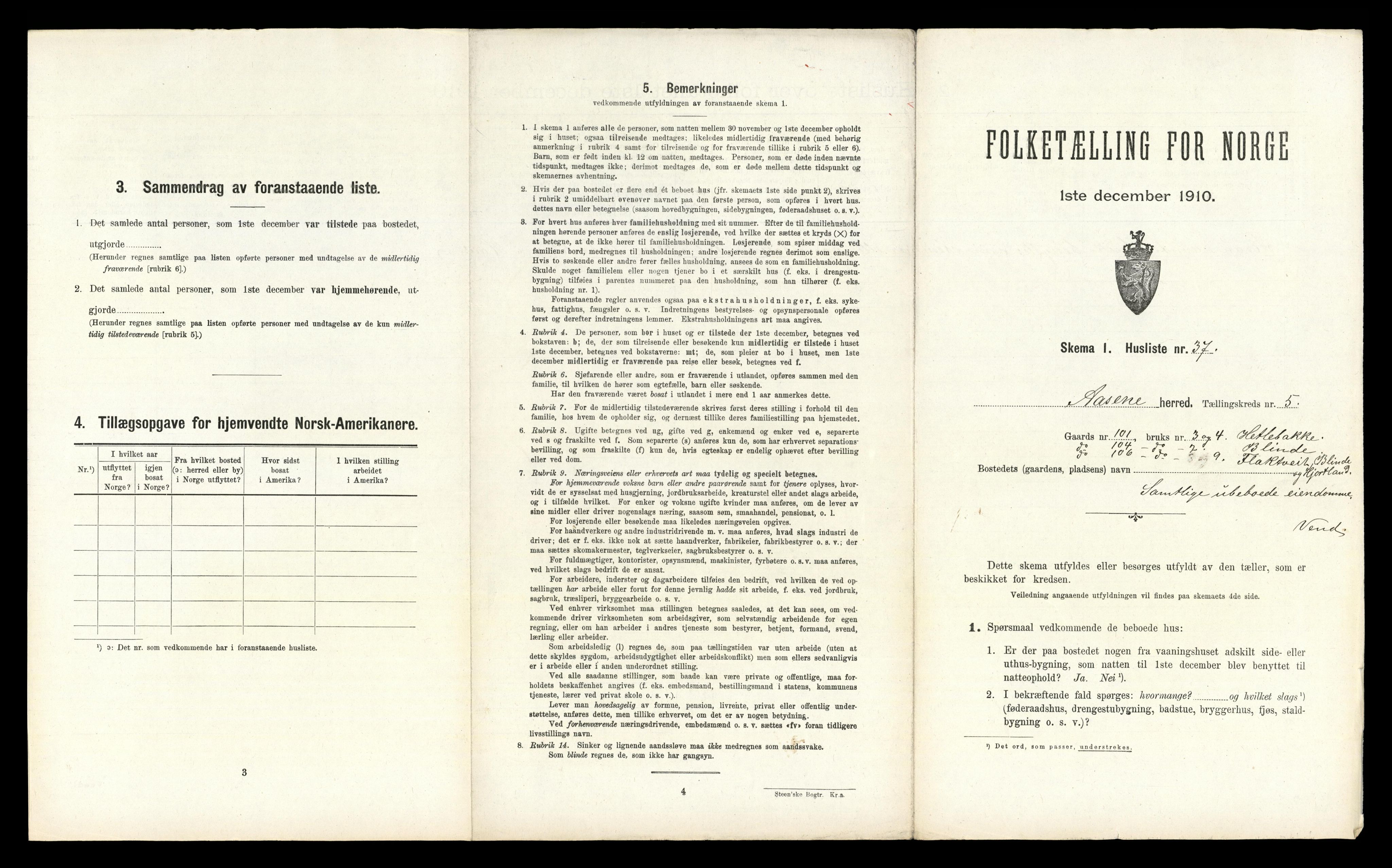 RA, Folketelling 1910 for 1255 Åsane herred, 1910, s. 319